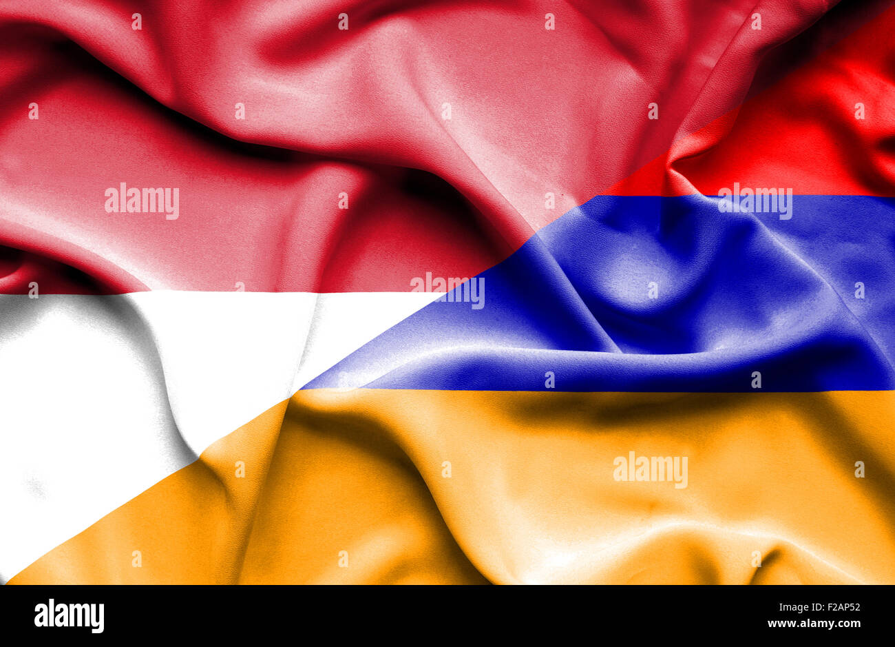 Indonesia armenia flag hi-res stock photography and images - Alamy