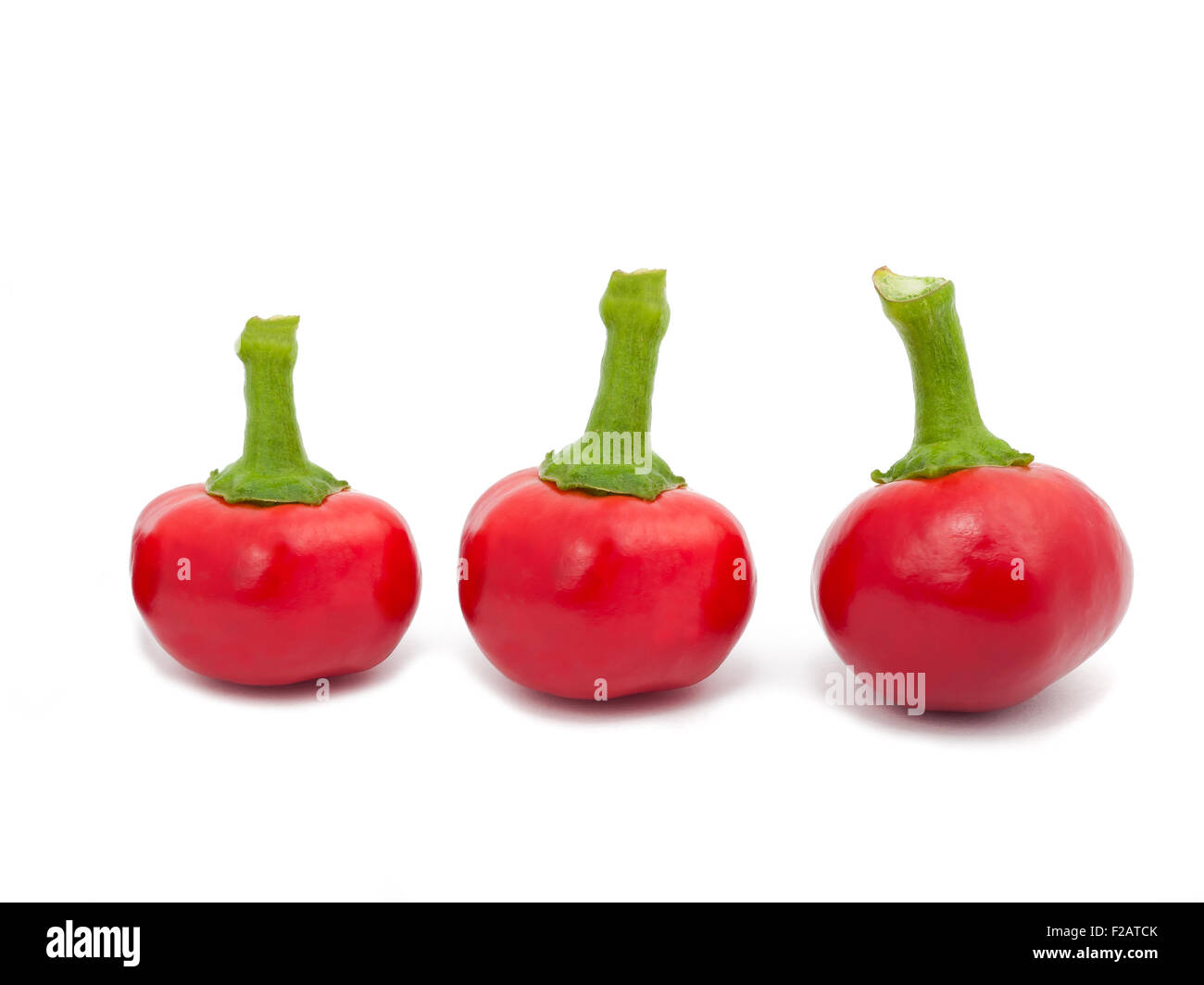 Pepper cherry isolated on white Stock Photo
