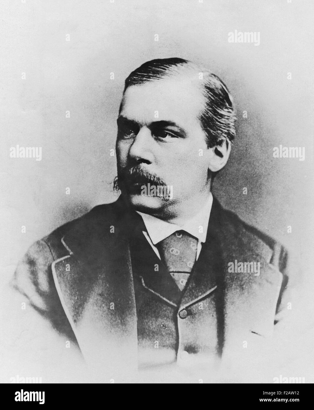 John Pierpont Morgan, ca. 1880. From 1871 to 1884 J.P. Morgan was a partner with the Drexel's of Philadelphia, and formed the firm of Drexel, Morgan & Company in New York. (CSU 2015 11 1507) Stock Photo