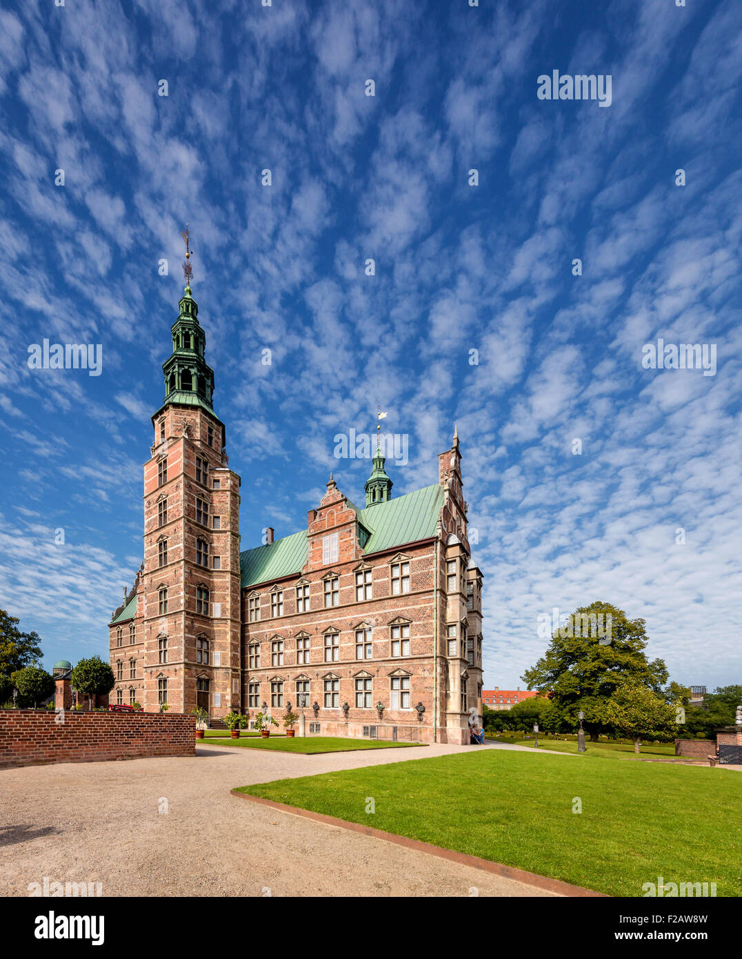 Rosenborg Castle, Copenhagen,  Denmark Stock Photo