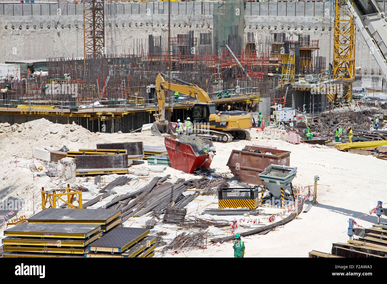 Construction yard hires stock photography and images Alamy