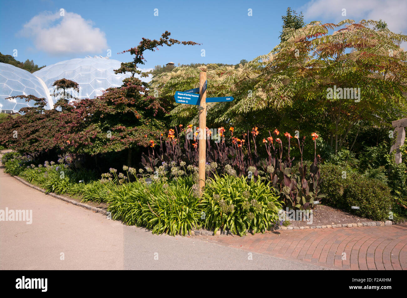 The Eden Project Cornwall England UK Stock Photo