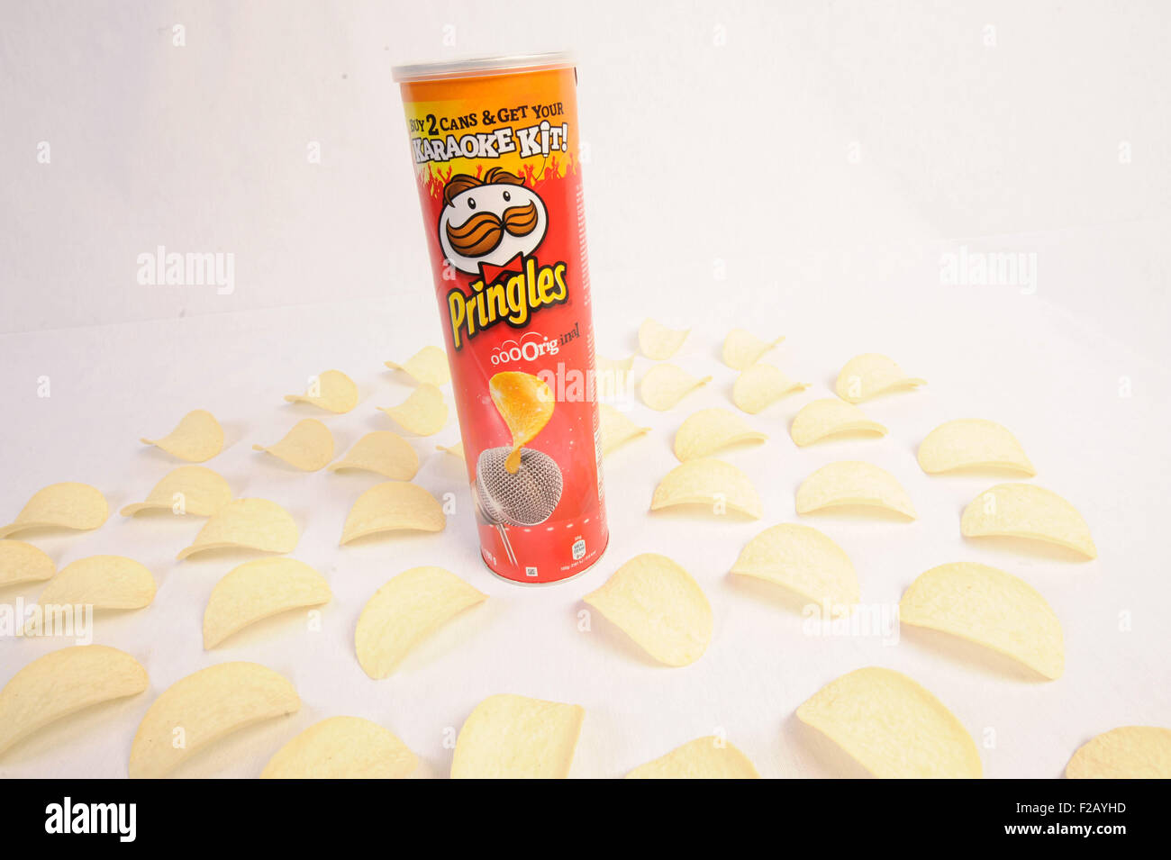 Pringles brand of potato wheatbased stackable snack chips owned