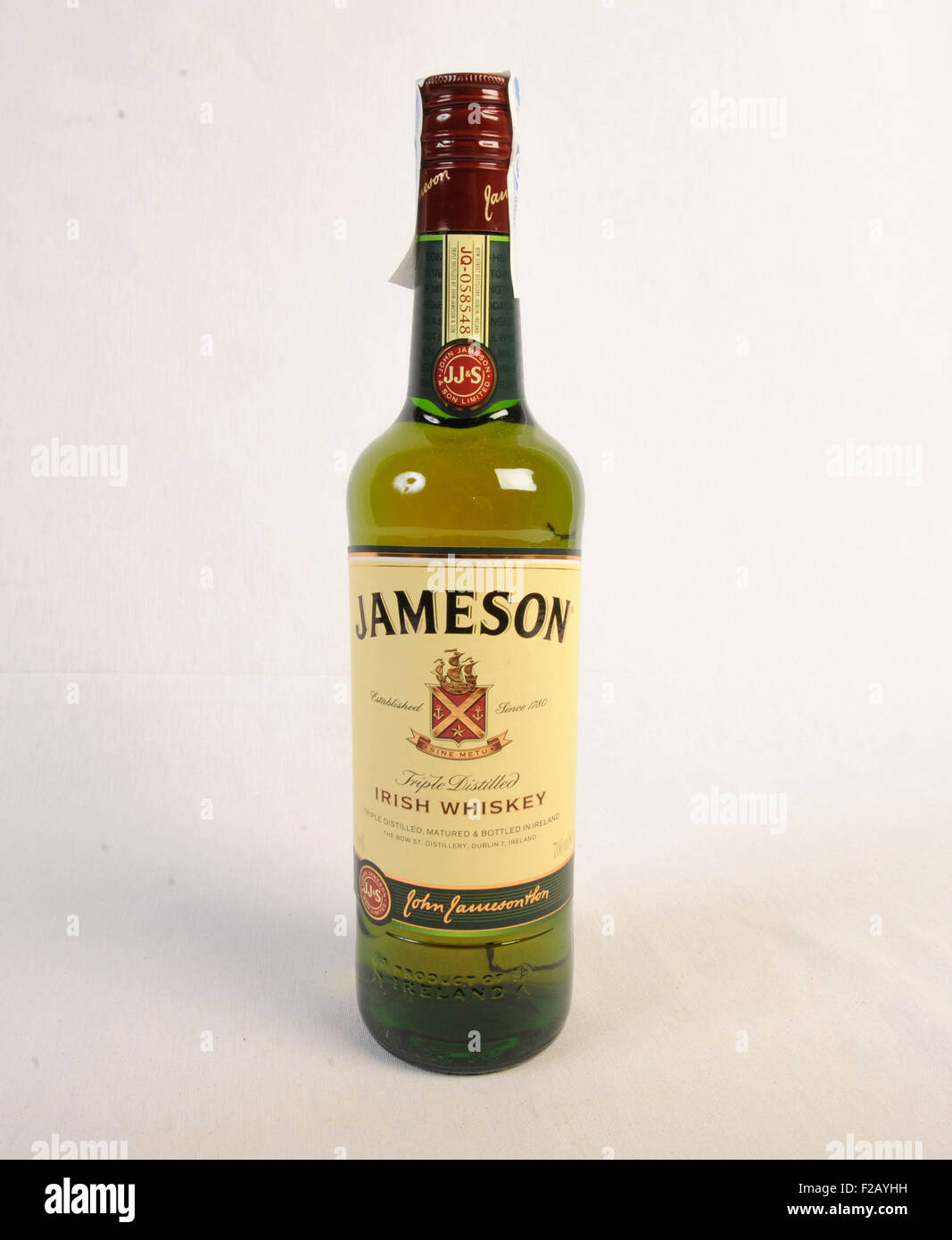 Irish whiskey Jameson- whiskey Irlandés Jameson Stock Photo