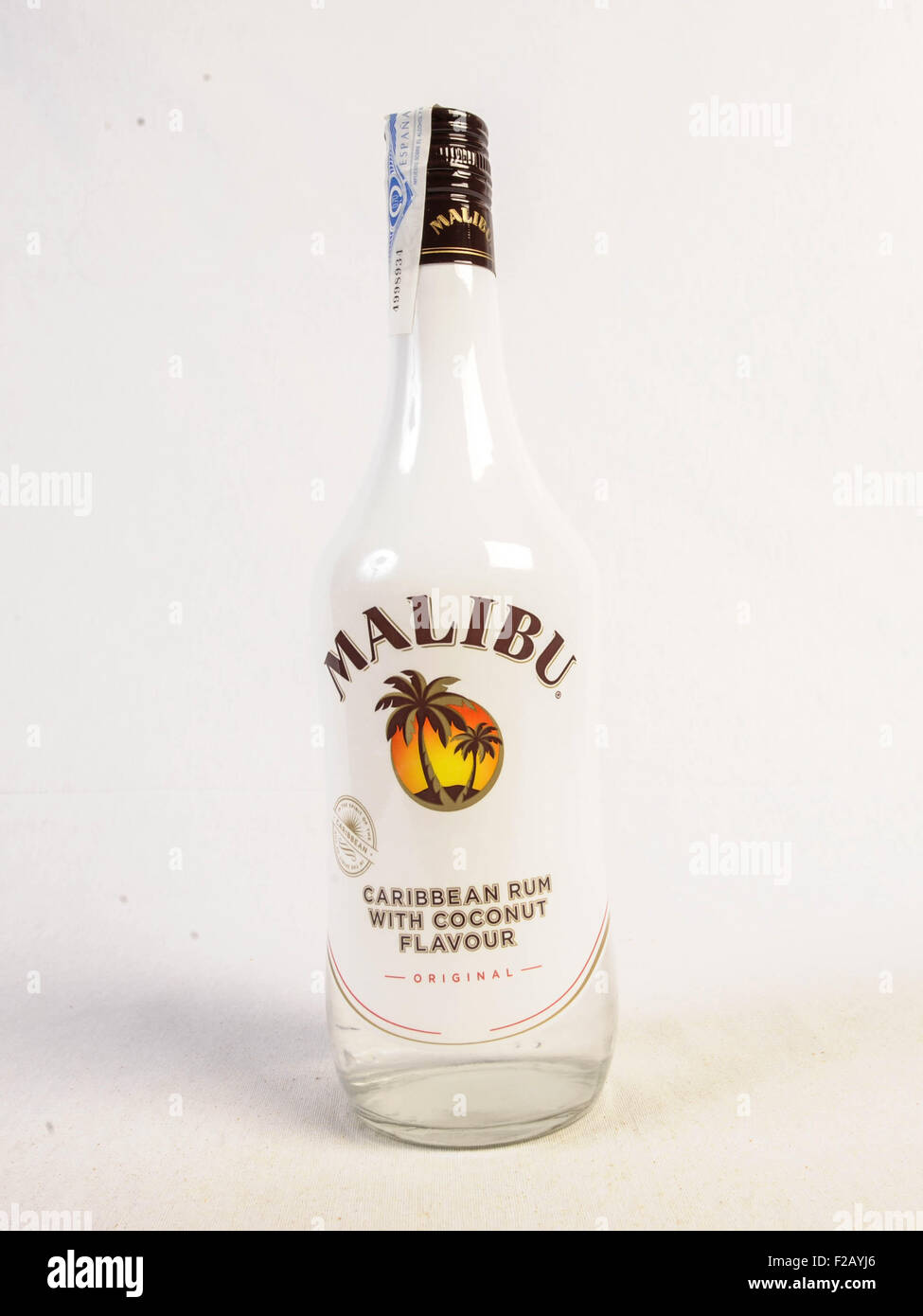 Rum Malibu-Ron Malibú Stock Photo