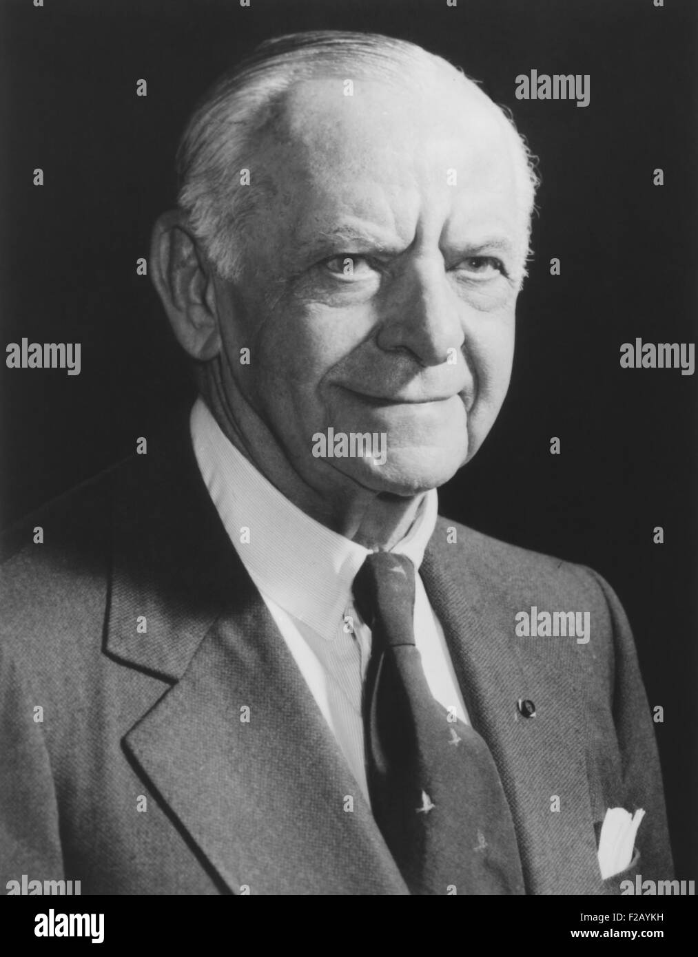 Dr. Armand Hammer, President and CEO of Occidental Petroleum, a company he led from 1957-1990. He maintained close business and Stock Photo