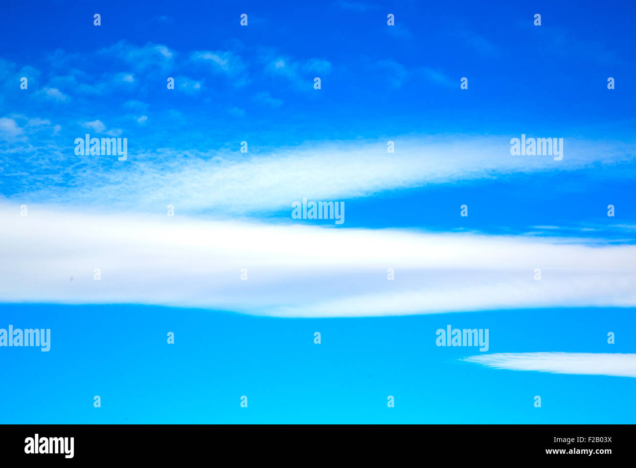 in the blue sky white soft clouds and abstract background Stock Photo ...