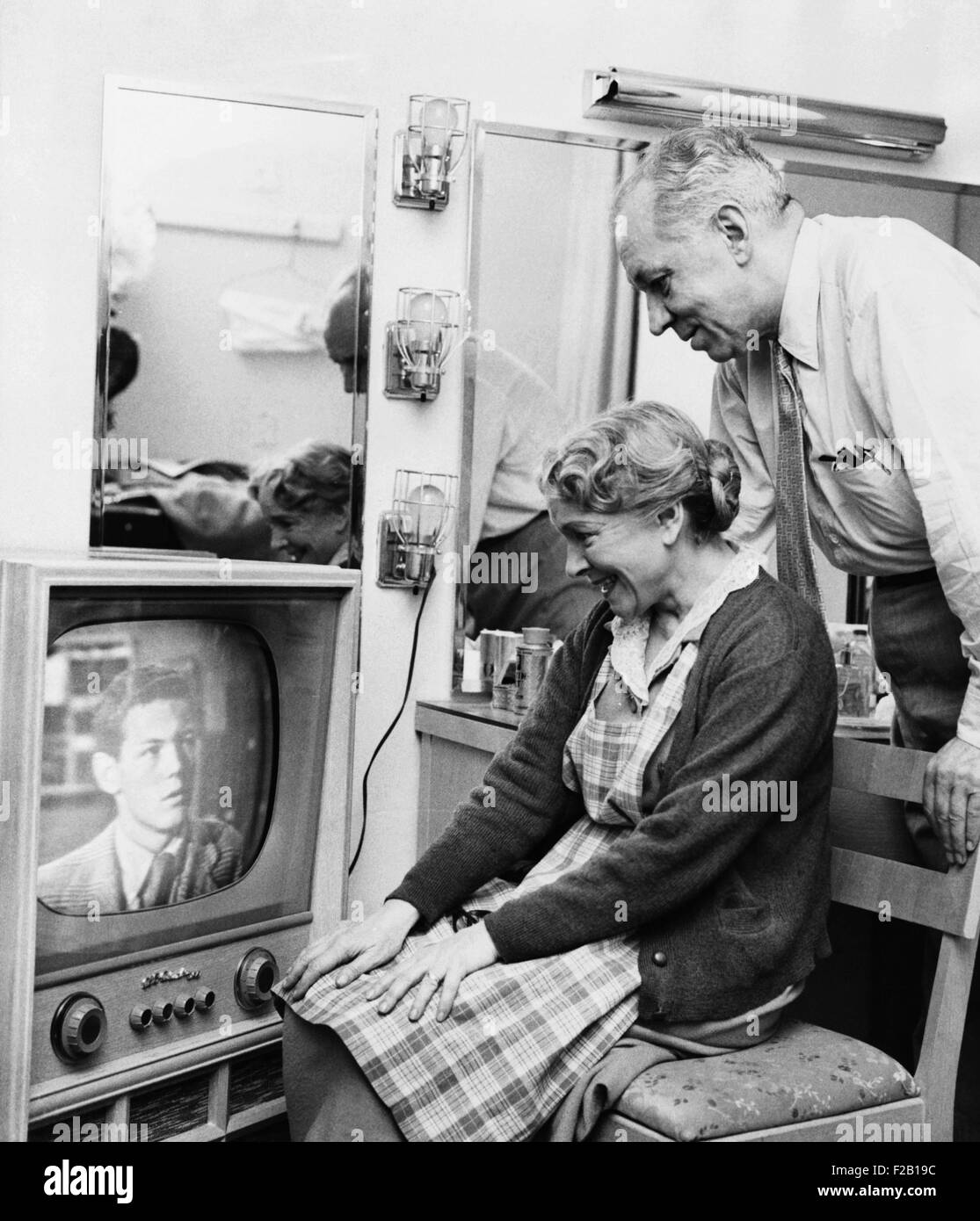 Helen Hayes and Charles MacArthur watch their adopted son Jamie