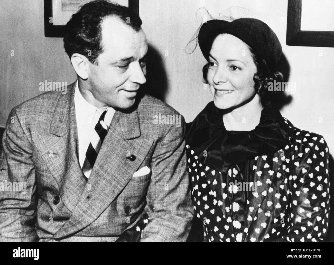 Wife of charles macarthur Black and White Stock Photos & Images - Alamy