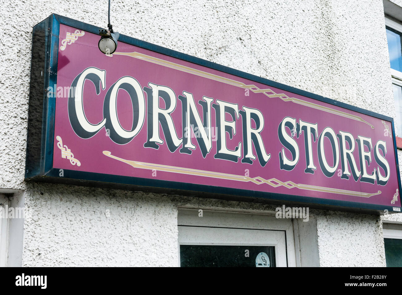 The Corner Stores, a closed-down rural grocers shop Stock Photo