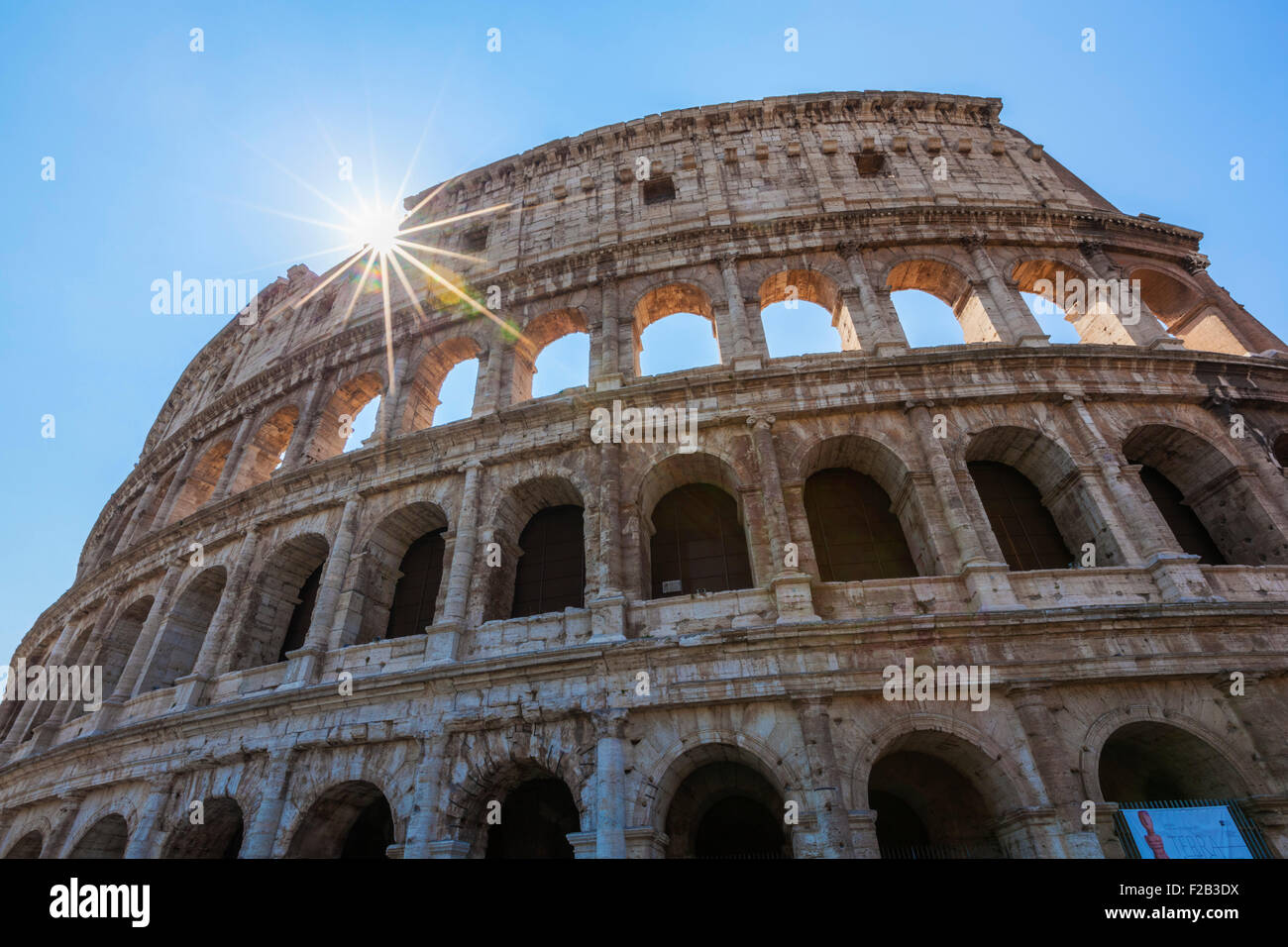 Rome Colosseum or Flavian Amphitheatre  Rome Lazio Region Italy EU Europe Stock Photo