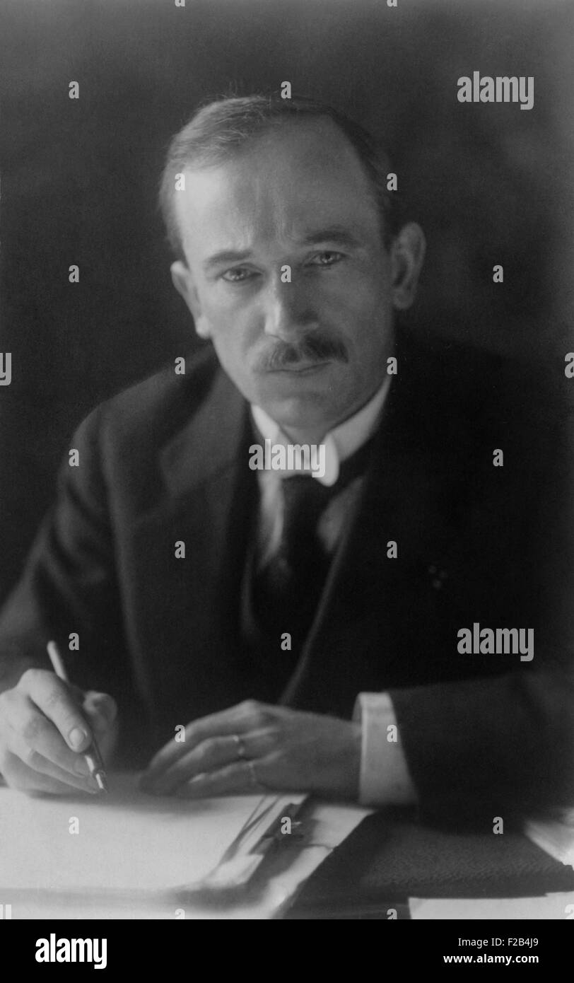 Dr. Edvard Benes, President of Czechoslovakia from 1935-1938 and again from 1940-1948. - (BSLOC 2015 1 38) Stock Photo