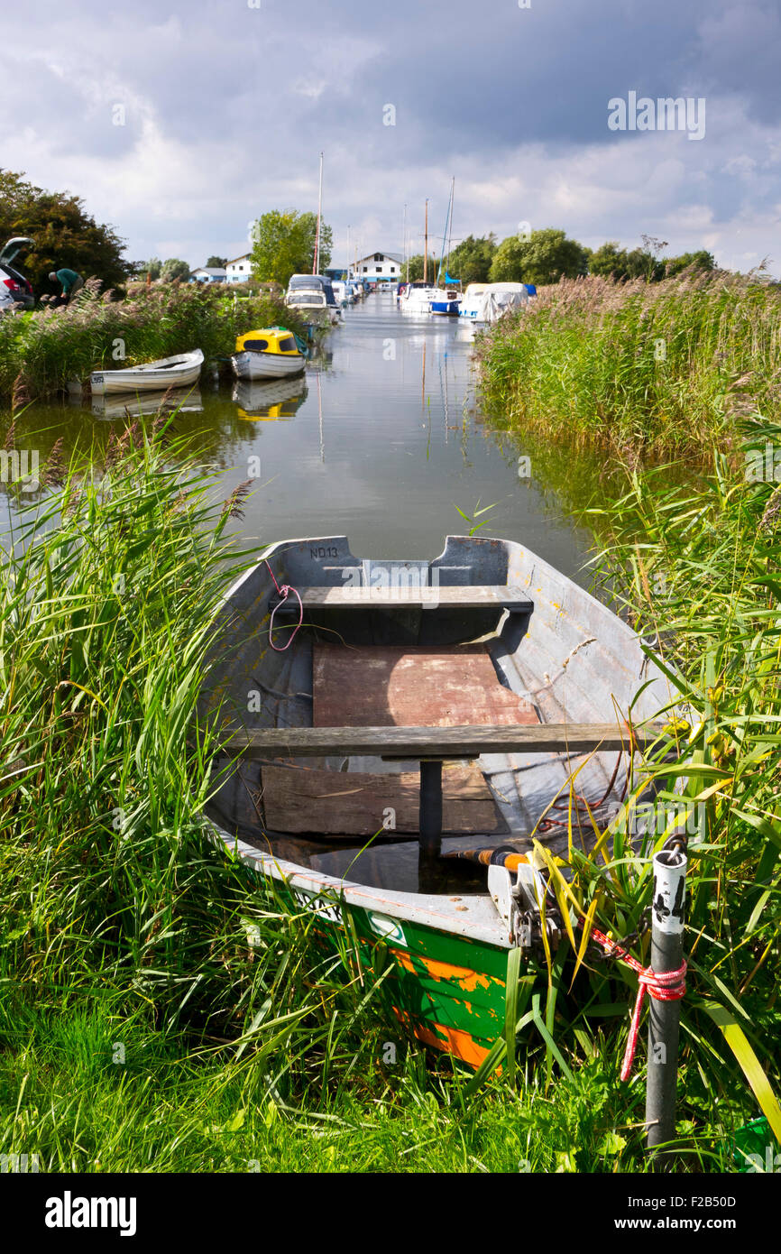 boats boatyards Martham Stock Photo