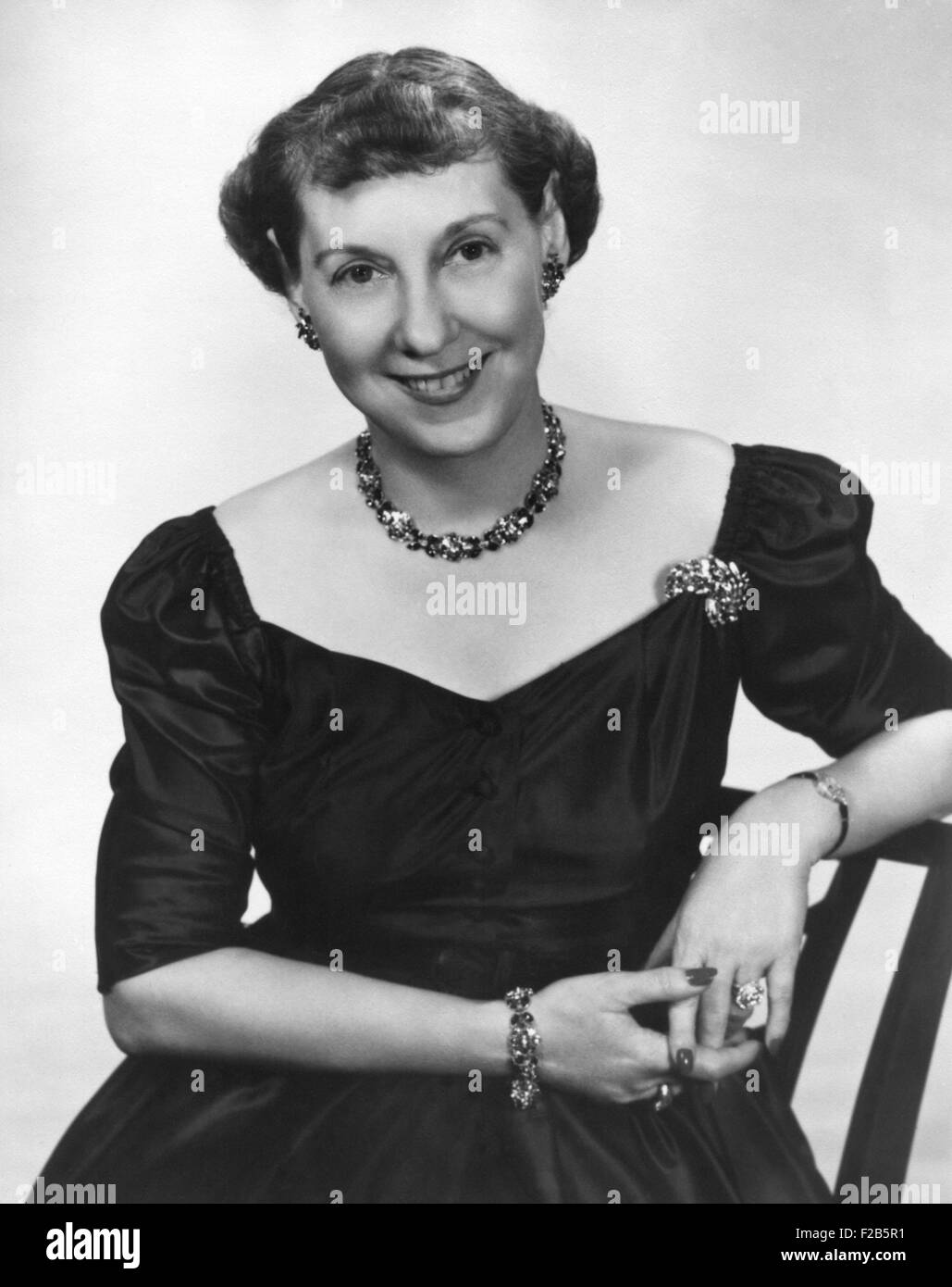 First Lady Mamie Eisenhower, 1953. - (BSLOC 2014 16 90) Stock Photo