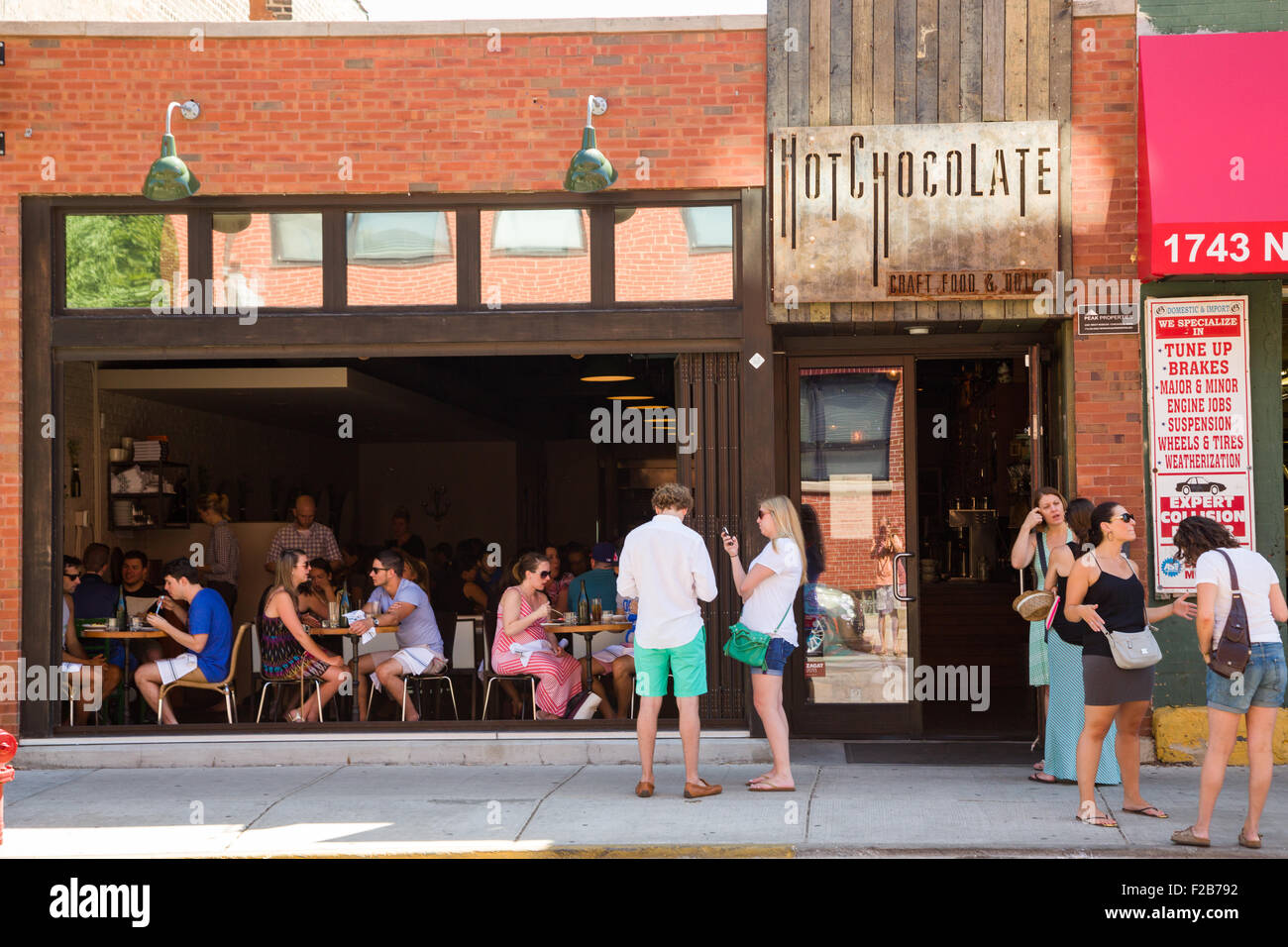Hot Chocolate cafe in Wicker Park August 2, 2015 in Chicago, Illinois