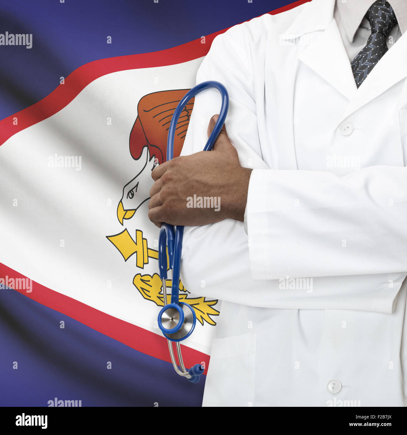 Concept of national healthcare system series - American Samoa Stock Photo