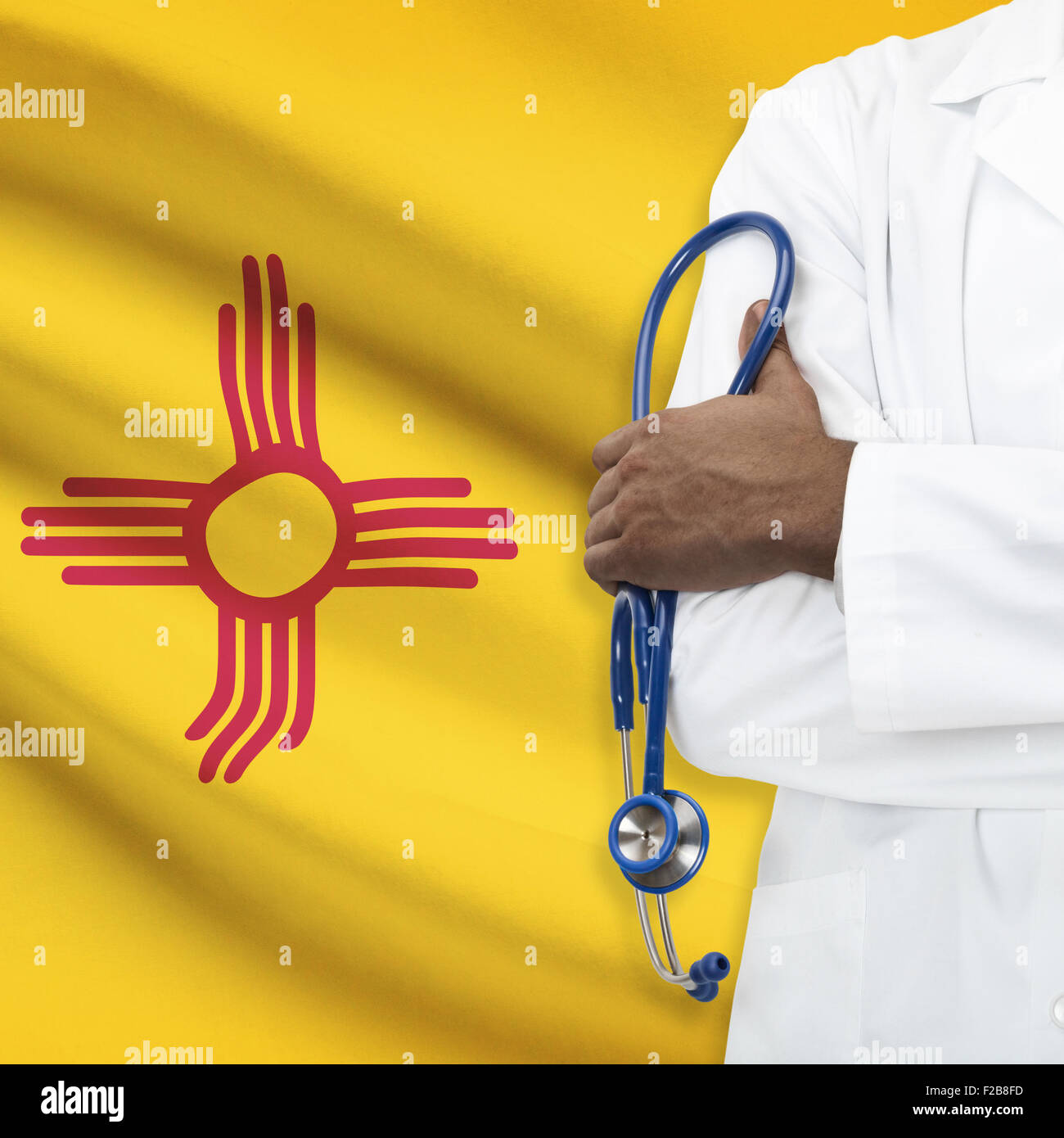 Concept of national healthcare system series - New Mexico Stock Photo