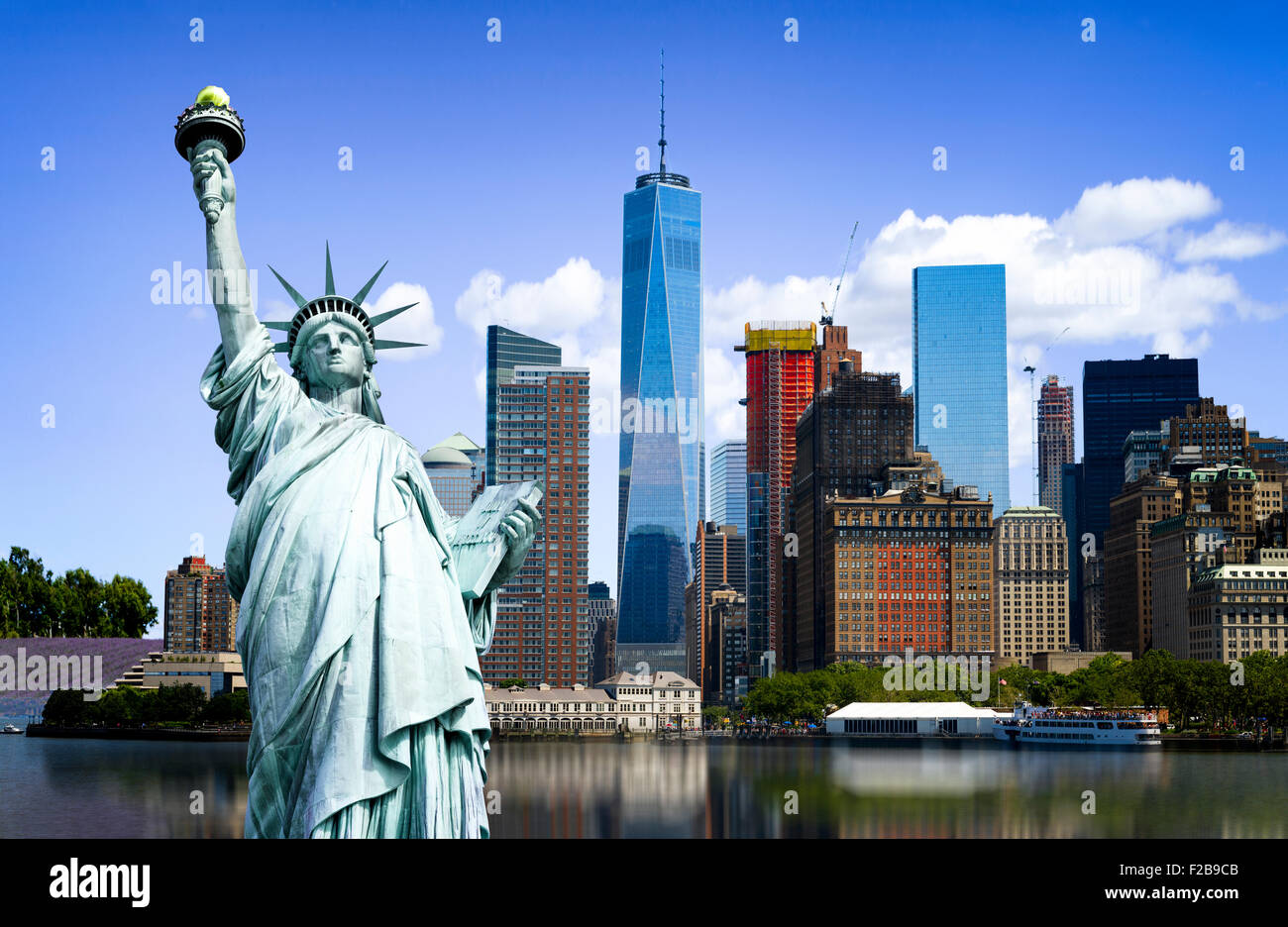 new york cityscape, tourism concept photograph Stock Photo