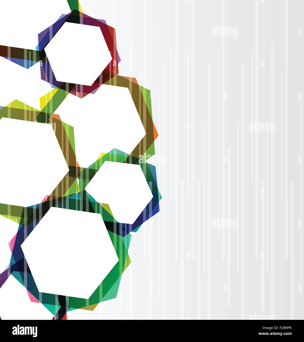 Abstract set colorful hexagons background Stock Vector Image & Art - Alamy