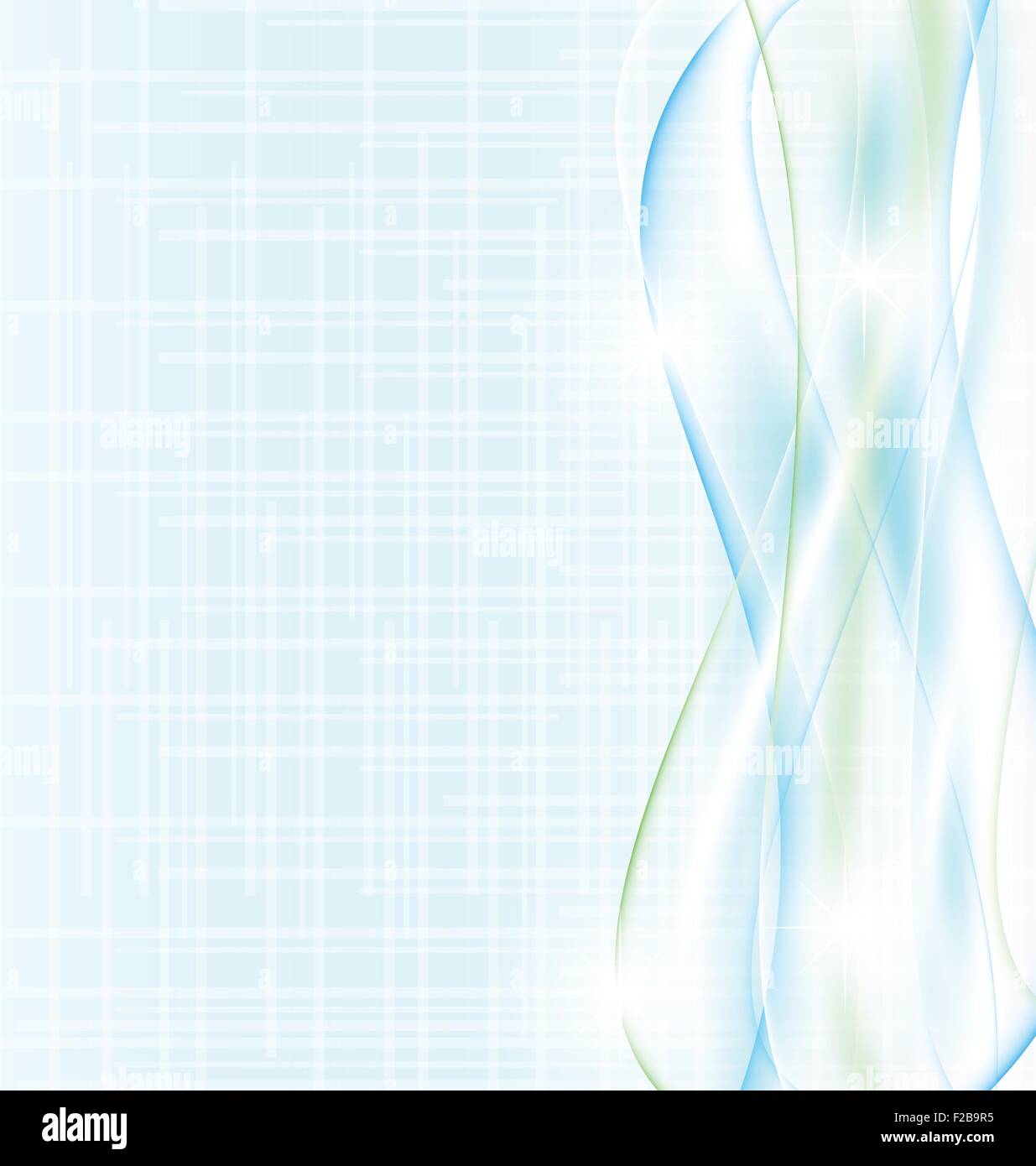 Illustration abstract blue wave background Stock Vector Image & Art - Alamy