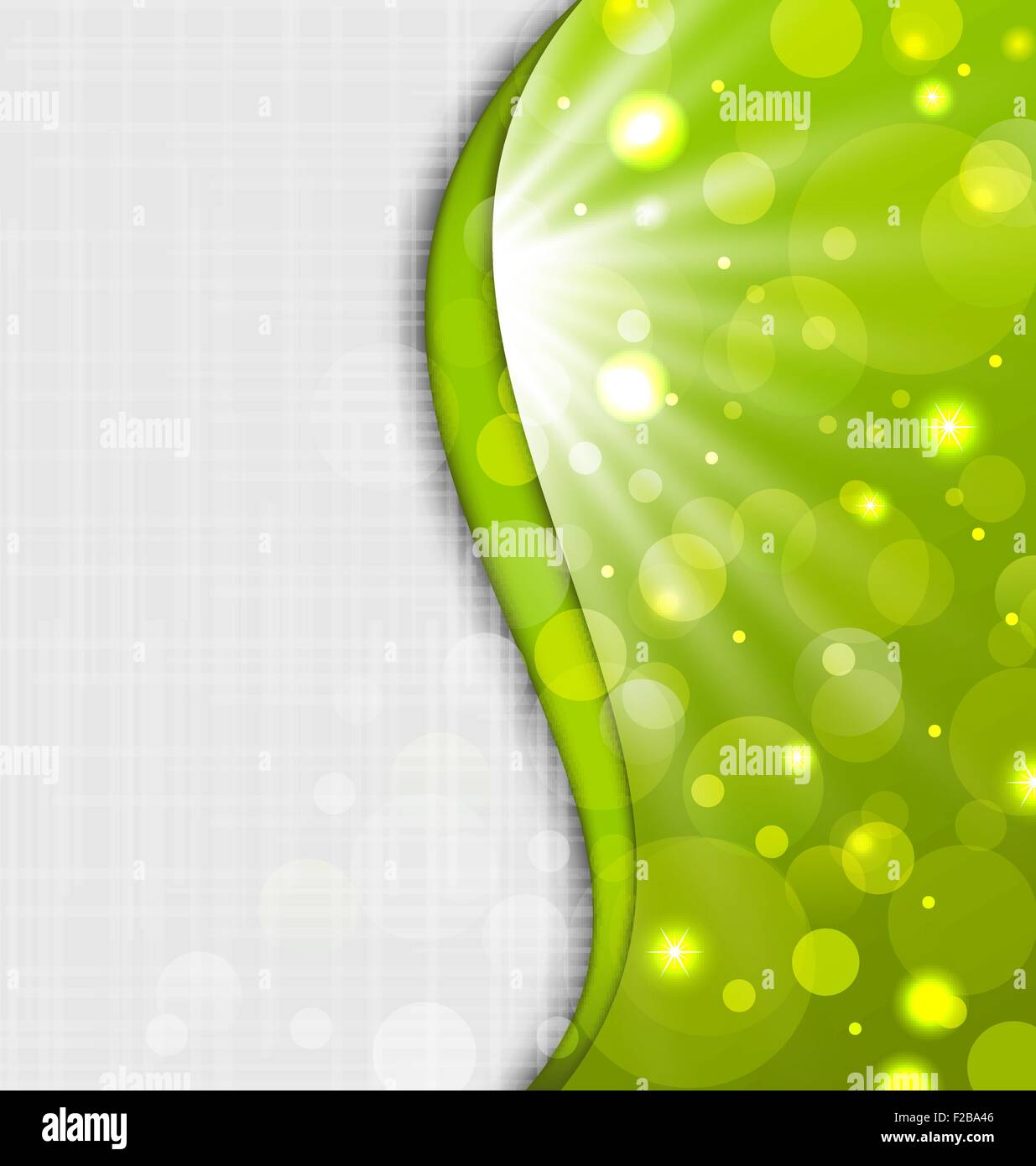 Abstract green background with bokeh effect Stock Vector Image & Art ...