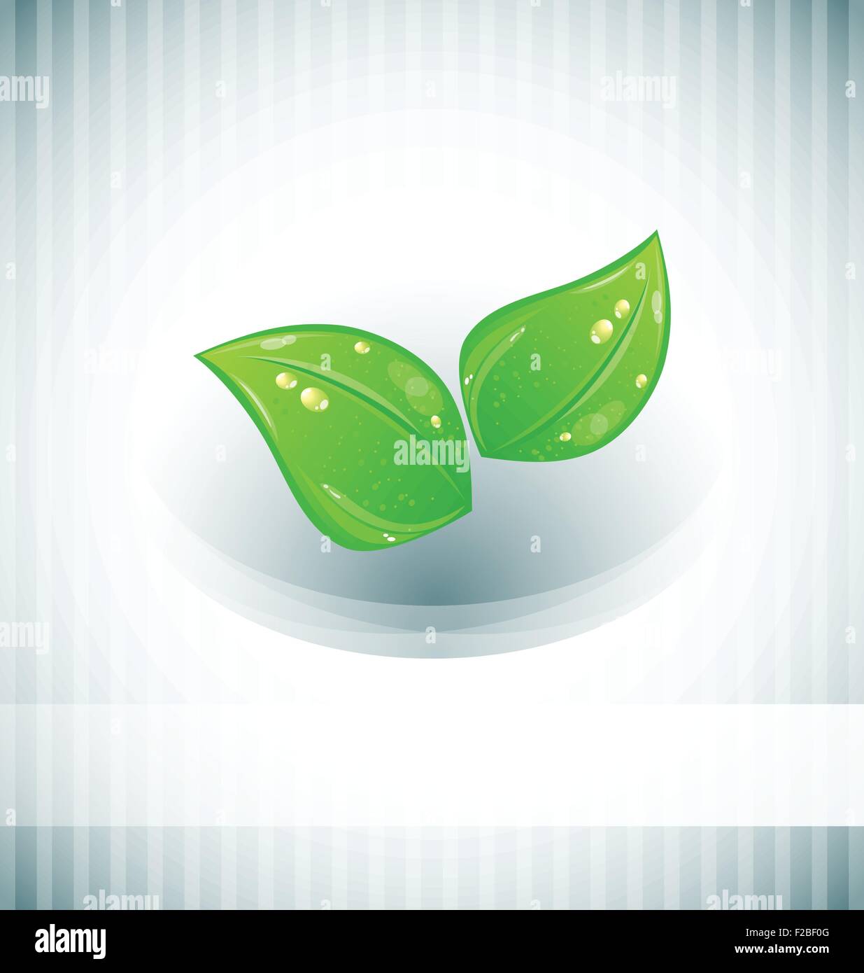 Abstract background with eco green leaves Stock Vector Image & Art - Alamy