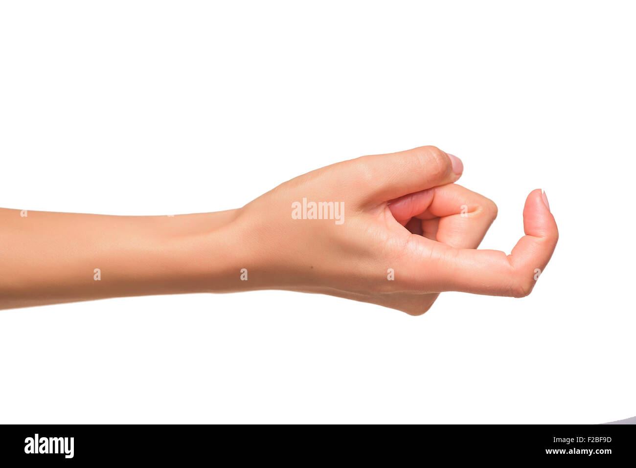 Finger make hook Stock Photo - Alamy