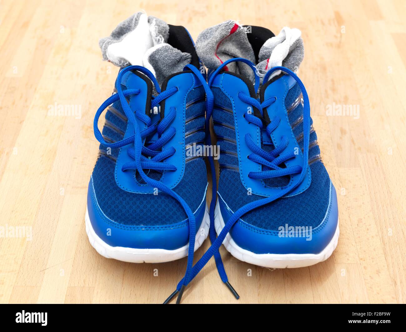 A close up shot of running shoes Stock Photo - Alamy