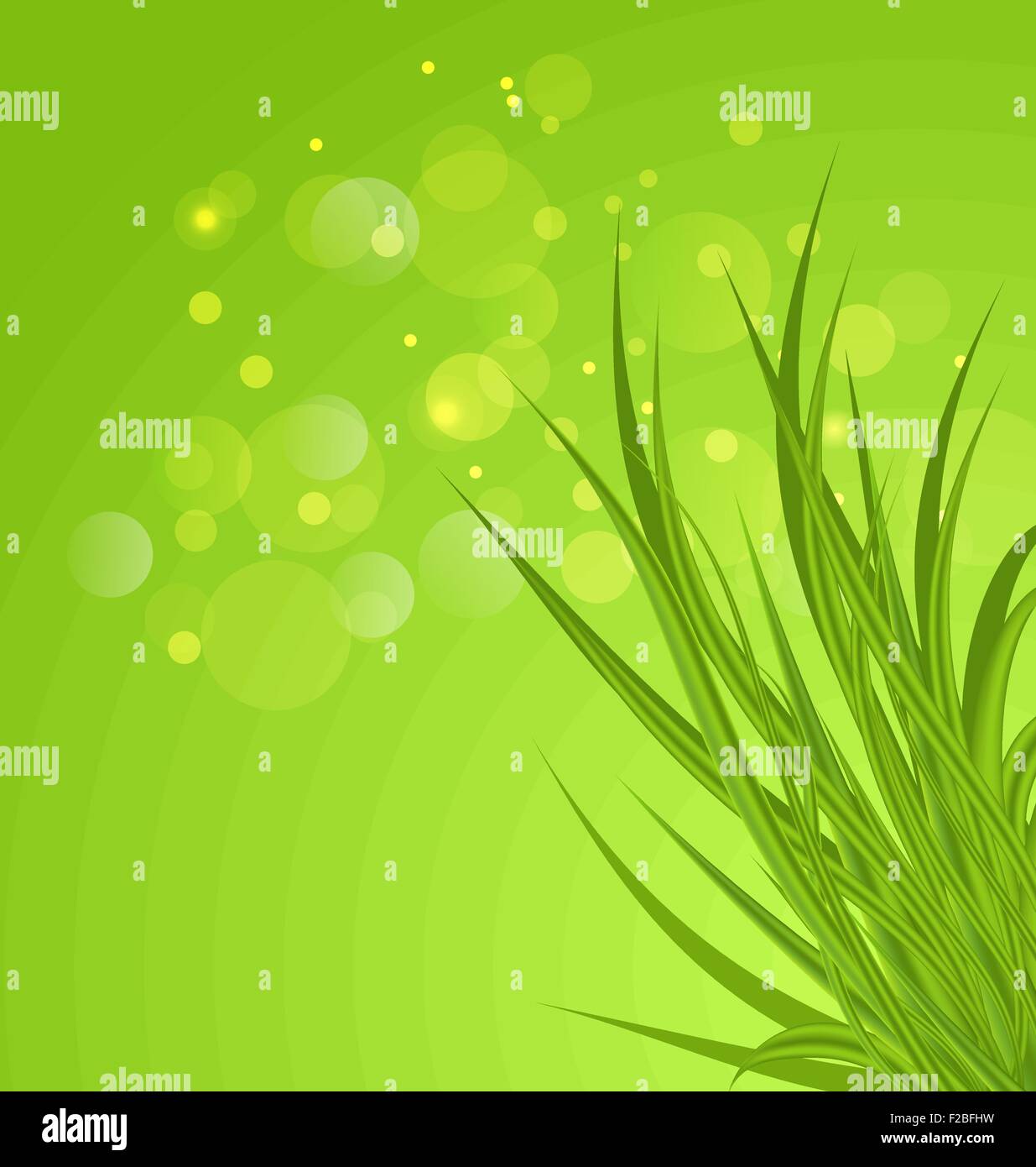 Spring background background with green grass Stock Vector Image & Art ...