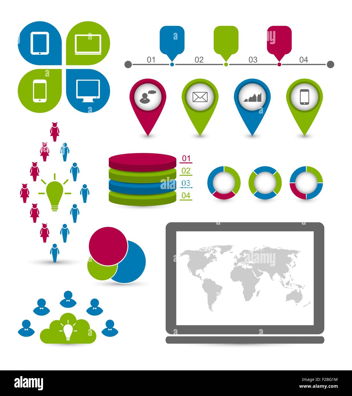 Social statistics set infographic elements Stock Vector Image & Art Alamy