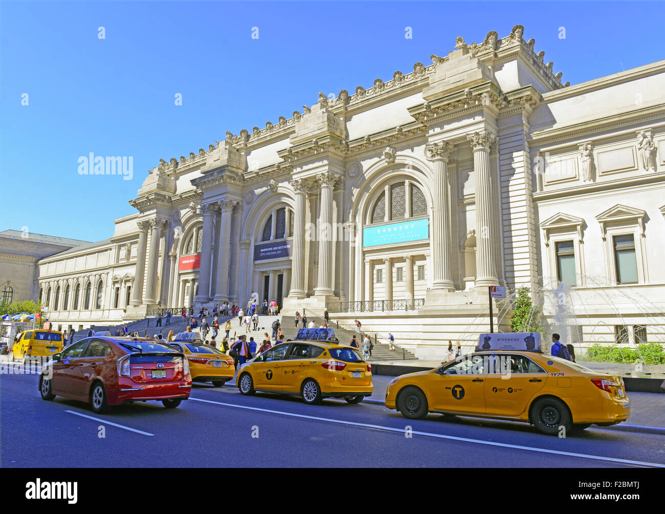 The Metropolitan Museum of Art on Fifth Avenue Stock Photo