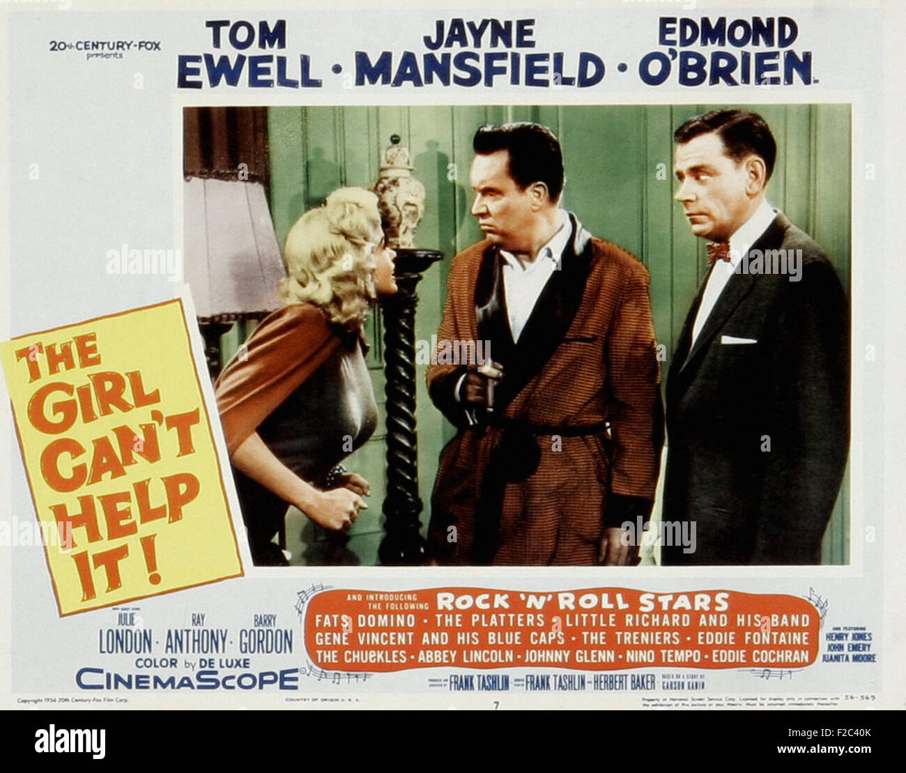 Girl Can't Help It, The 01 Movie Poster Stock Photo Alamy