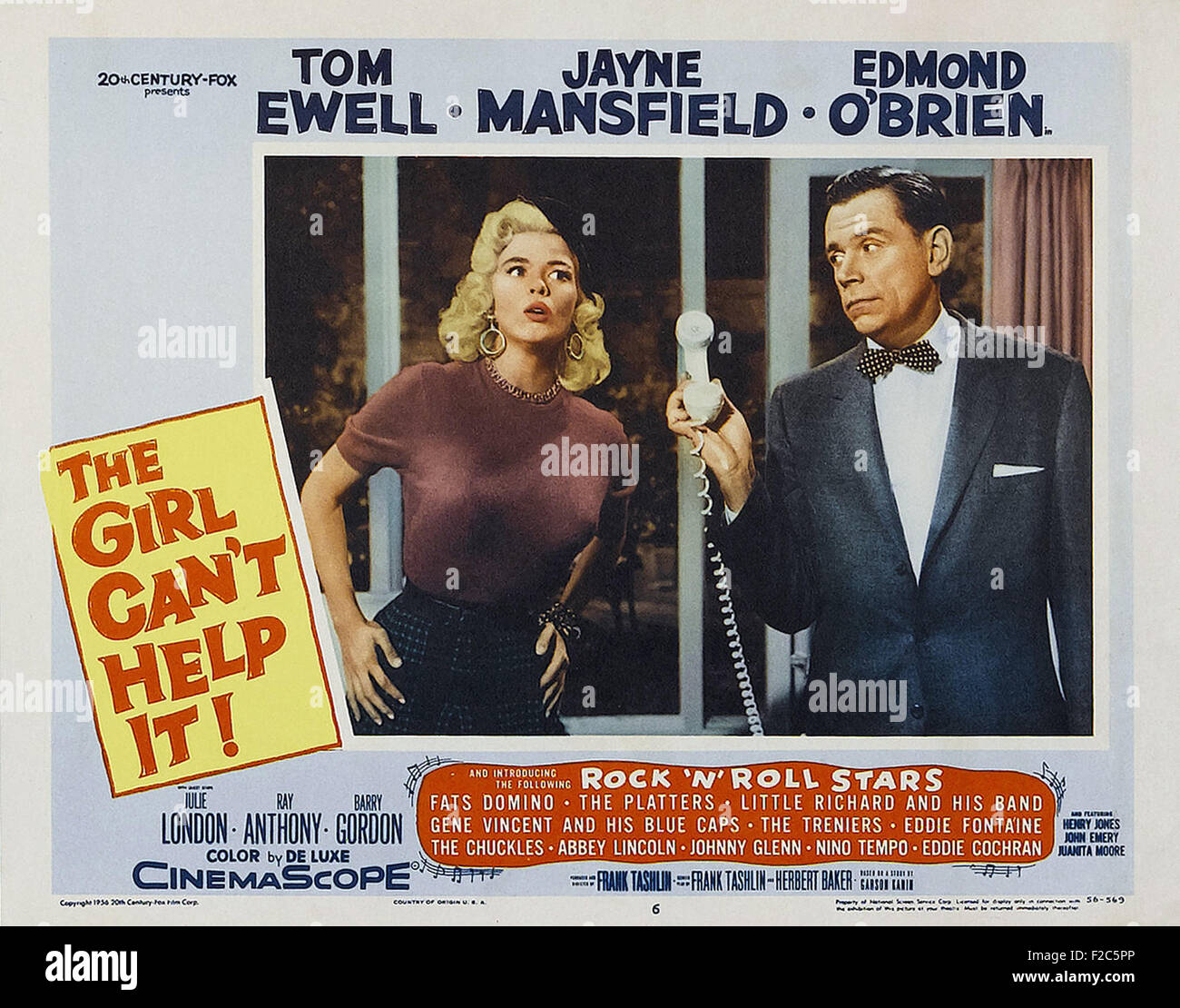 Girl Can't Help It, The 02101 Movie Poster Stock Photo Alamy