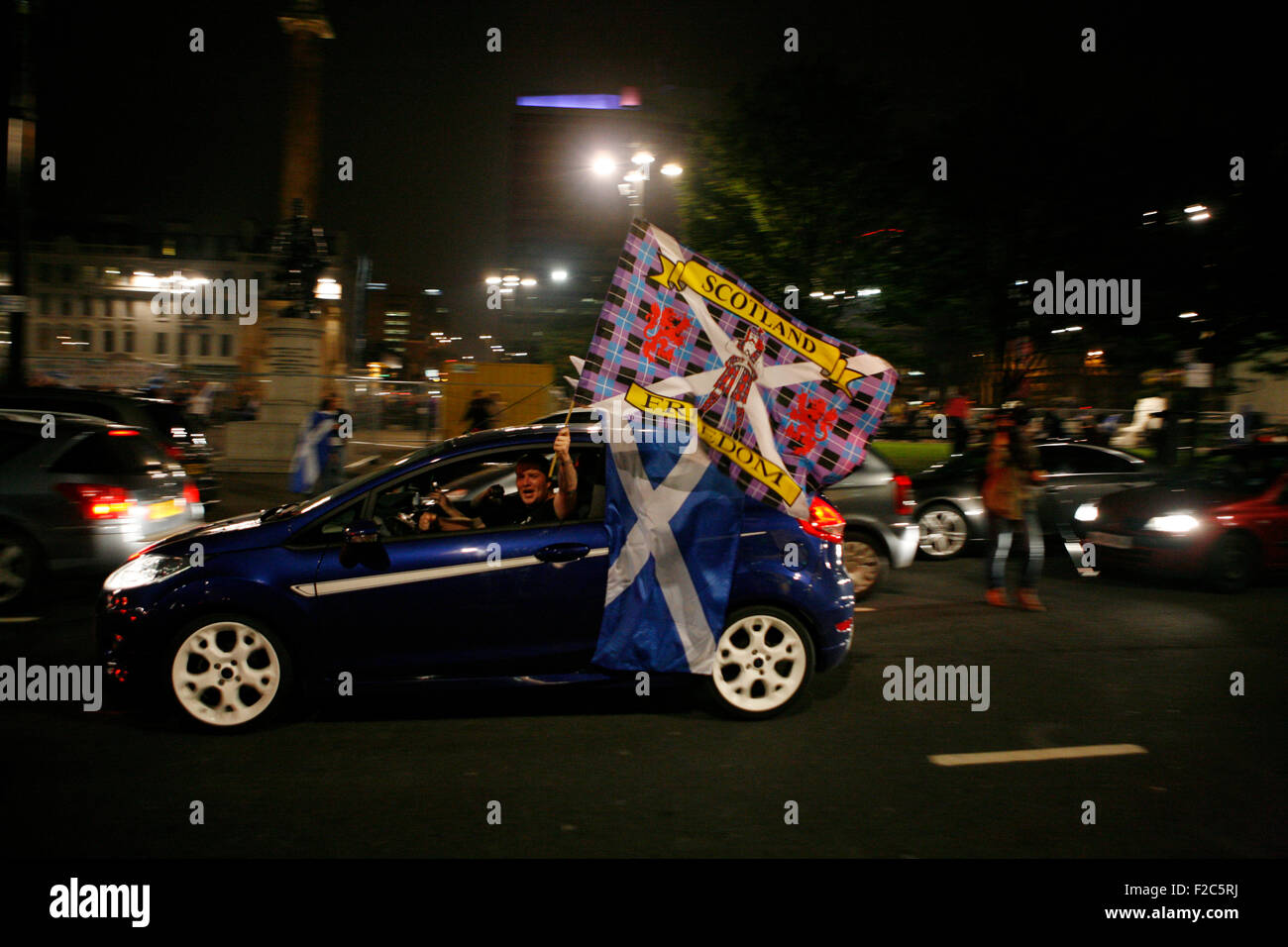 scotland referendum voting day square Stock Photo Alamy