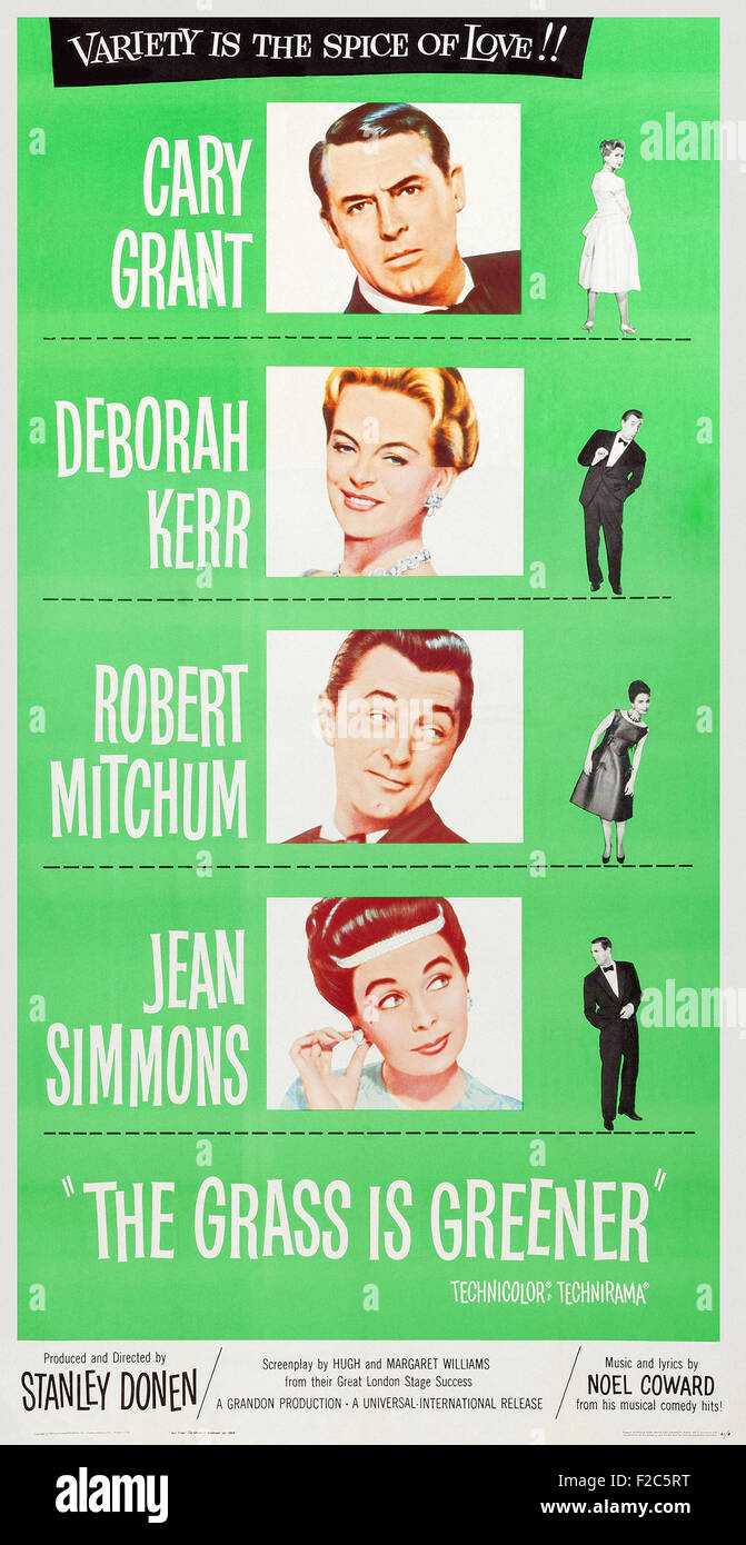Grass Is Greener The 03 Movie Poster Stock Photo 87549164 Alamy
