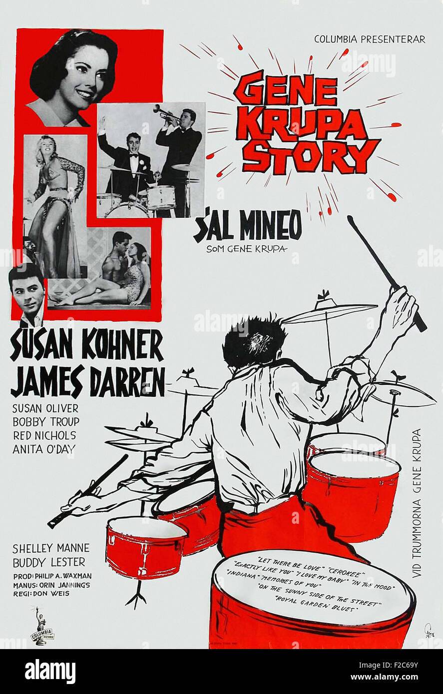 Gene Krupa Story, The  01049  - Movie Poster Stock Photo
