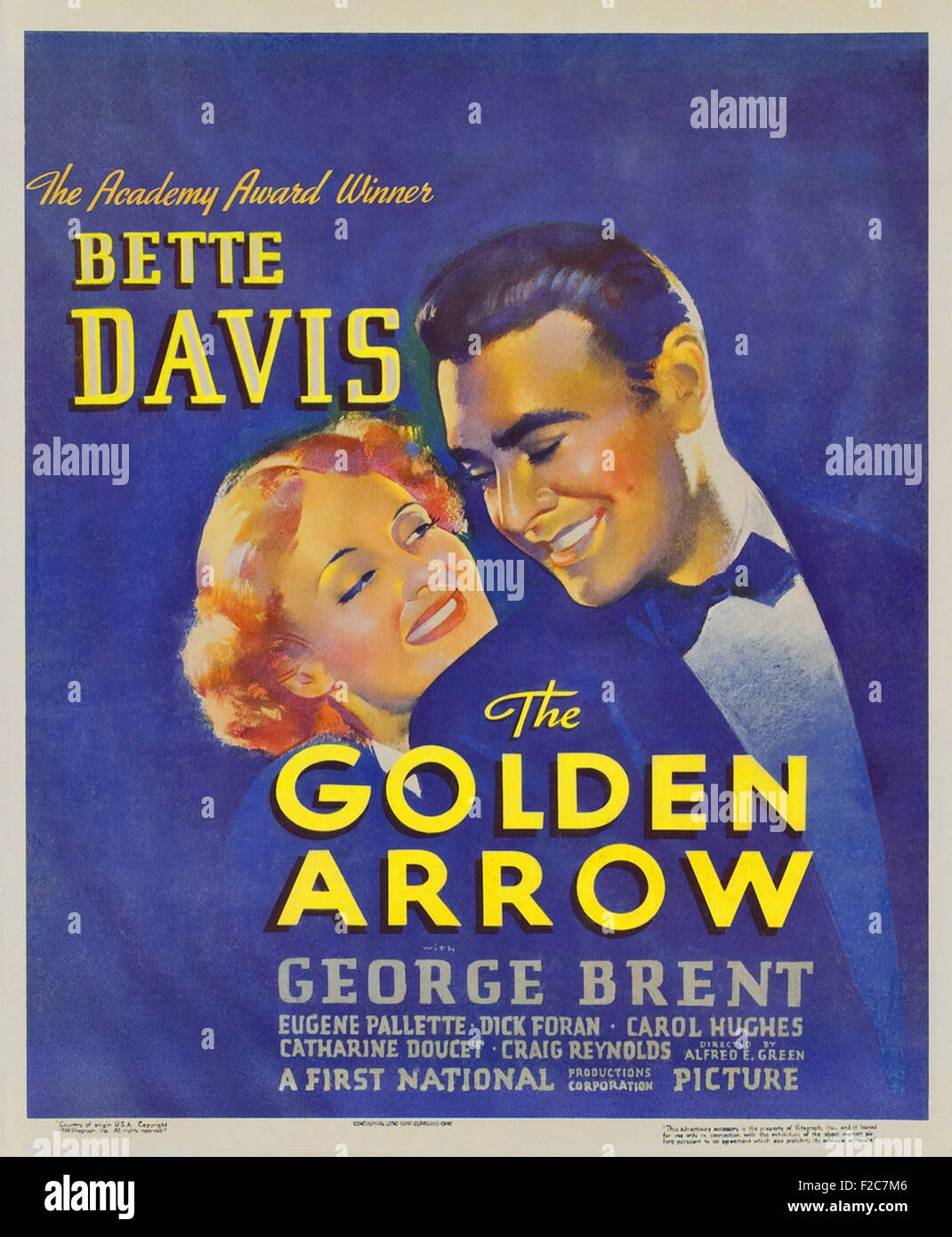 Golden arrow poster hi-res stock photography and images - Alamy