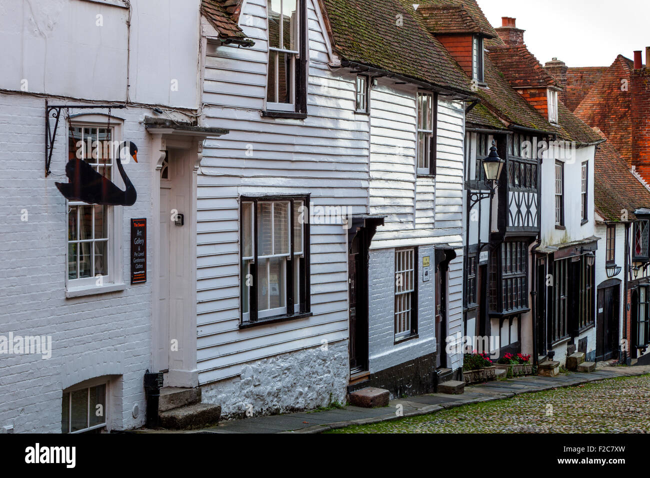 Period Houses In Rye, Sussex, UK Stock Photo