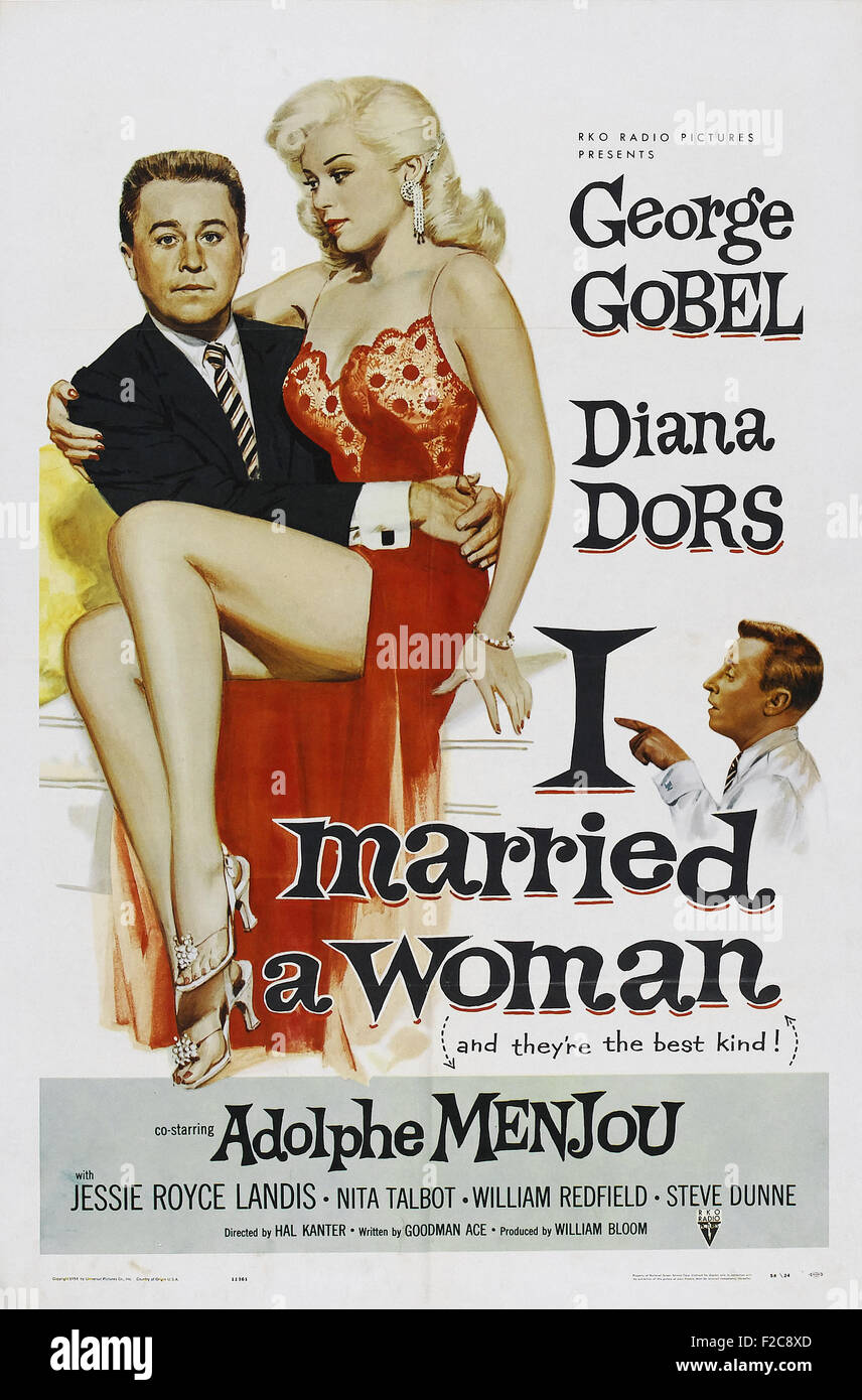 I Married a Woman 01 - Movie Poster Stock Photo
