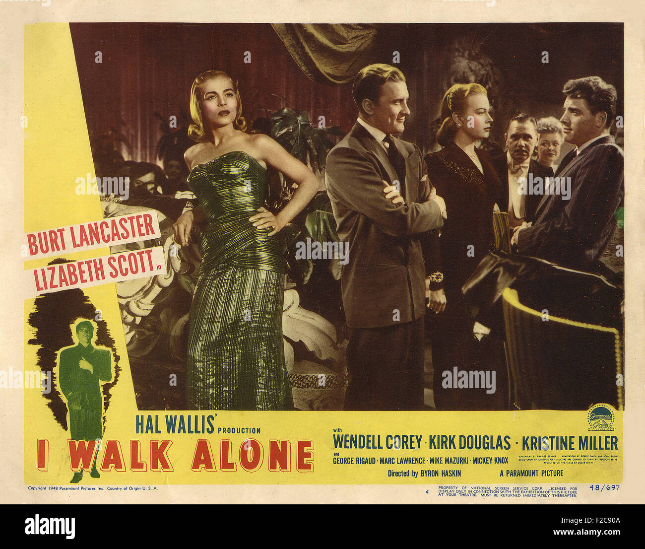 I Walk Alone 04 - Movie Poster Stock Photo - Alamy