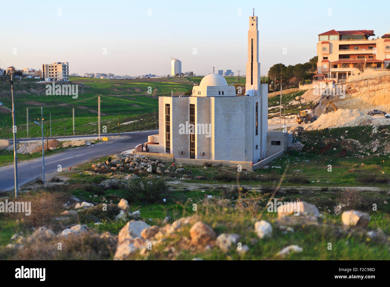 Mosque in Amman, Jordan Stock Photo