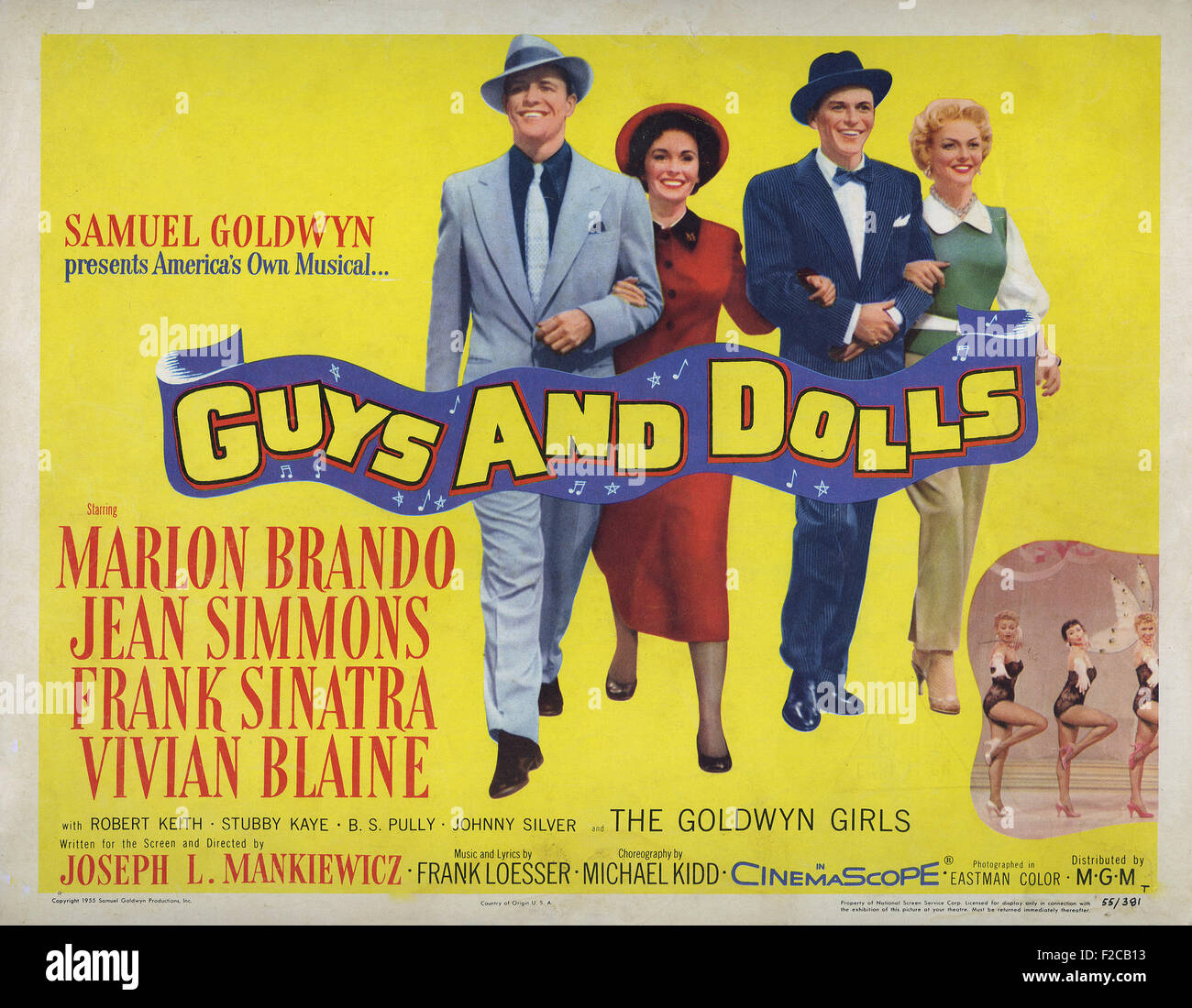 Guys and Dolls 03 Movie Poster Stock Photo Alamy