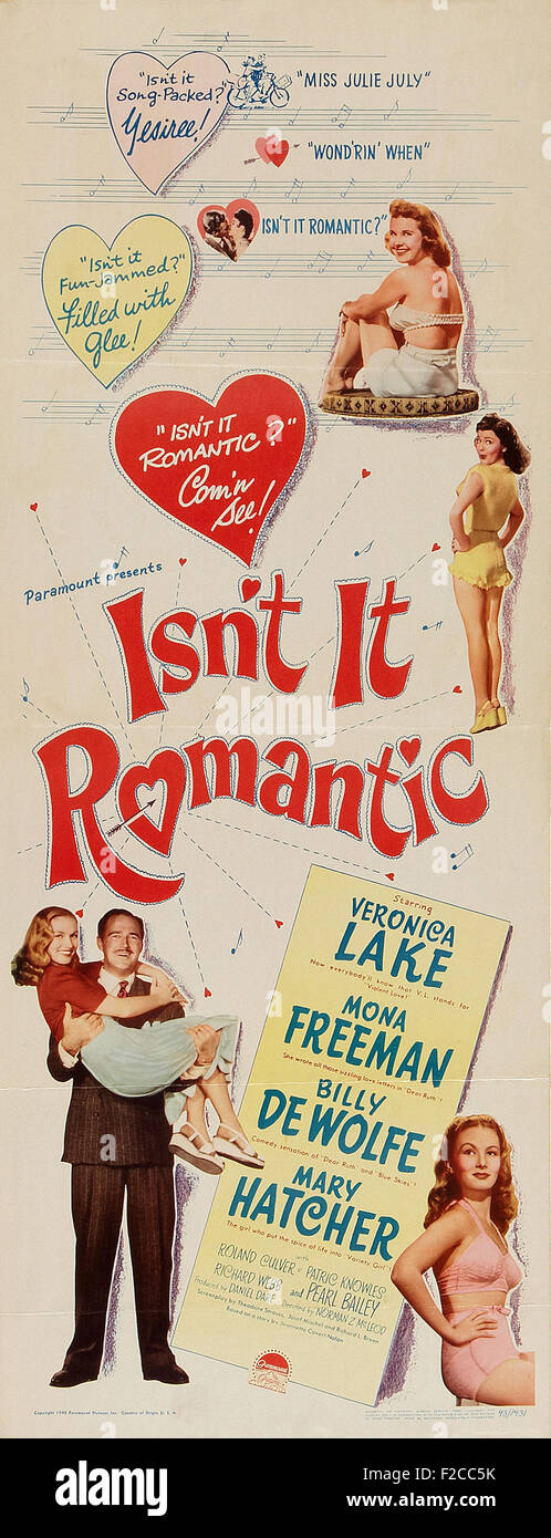 Isn't it Romantic 03 - Movie Poster Stock Photo - Alamy
