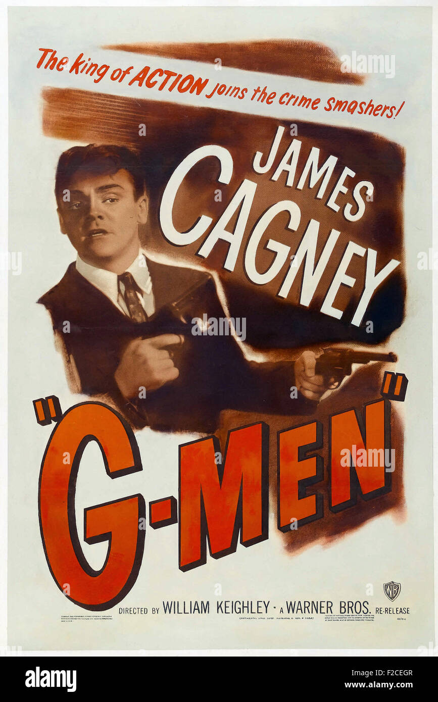 G Men   - Movie Poster Stock Photo