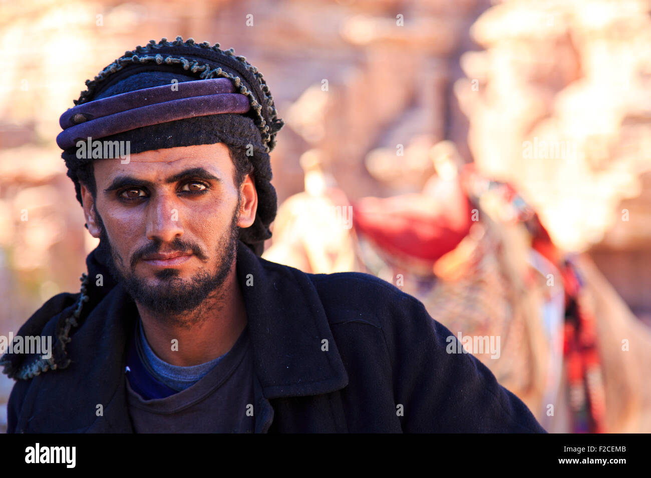 A Bedouin man in Petra, Jordan Stock Photo - Alamy