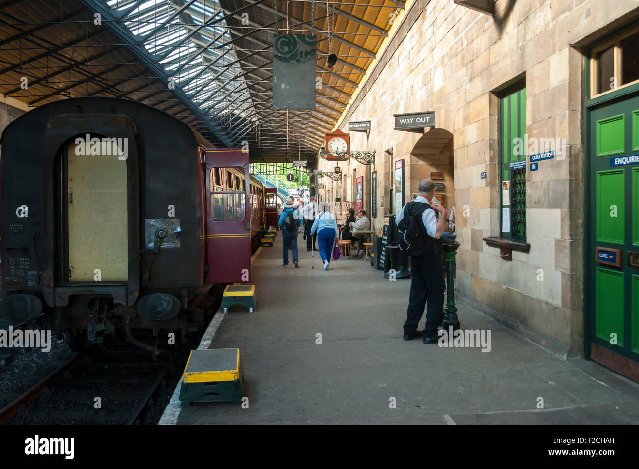 Pickering railway station on the North Yorkshire Moors Railway