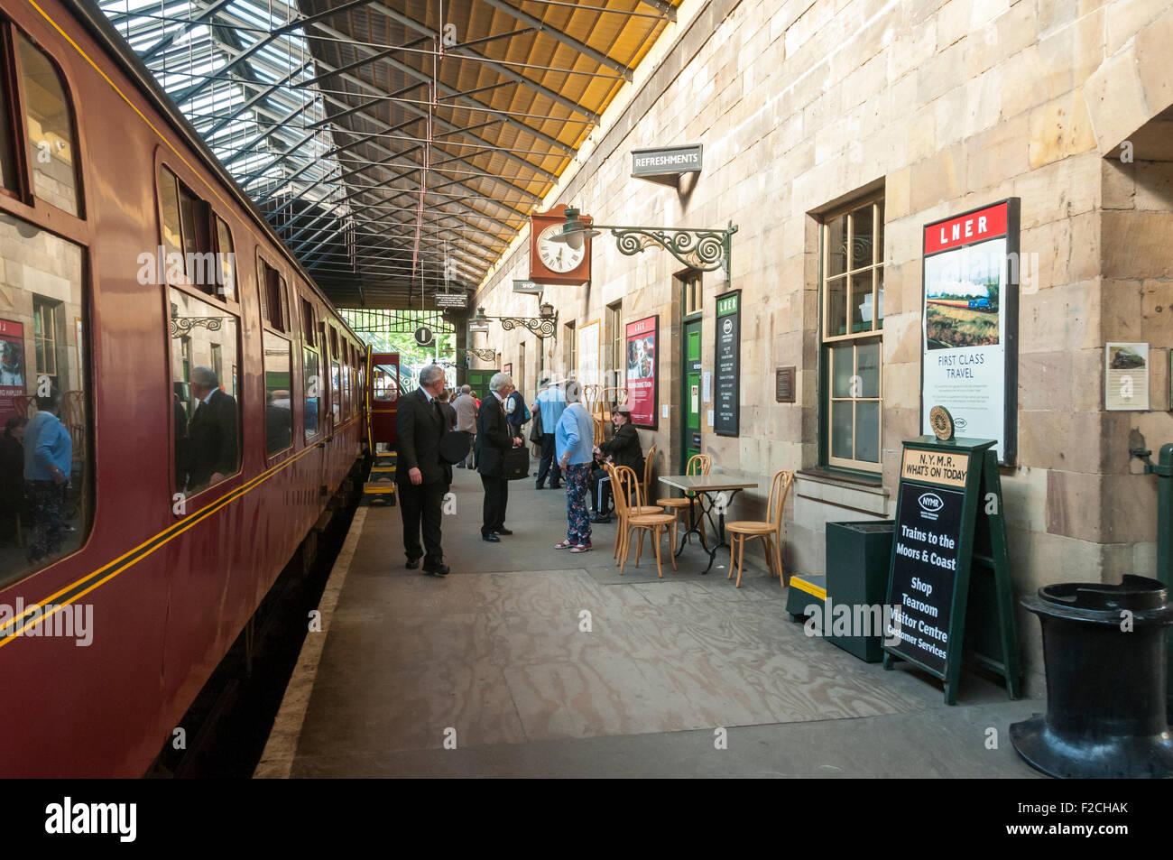 Pickering railway station on the North Yorkshire Moors Railway
