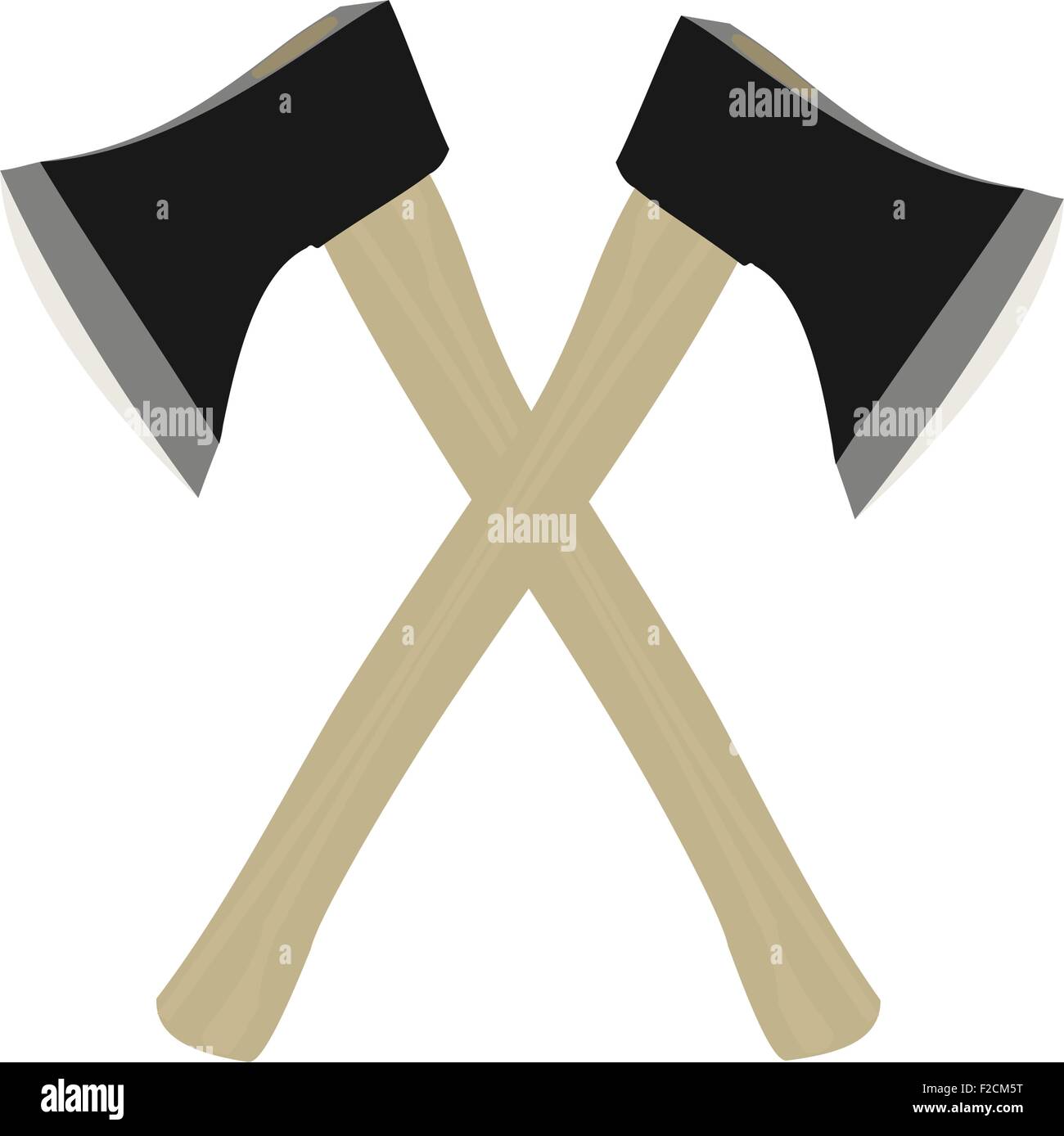 Two axe hi-res stock photography and images - Alamy