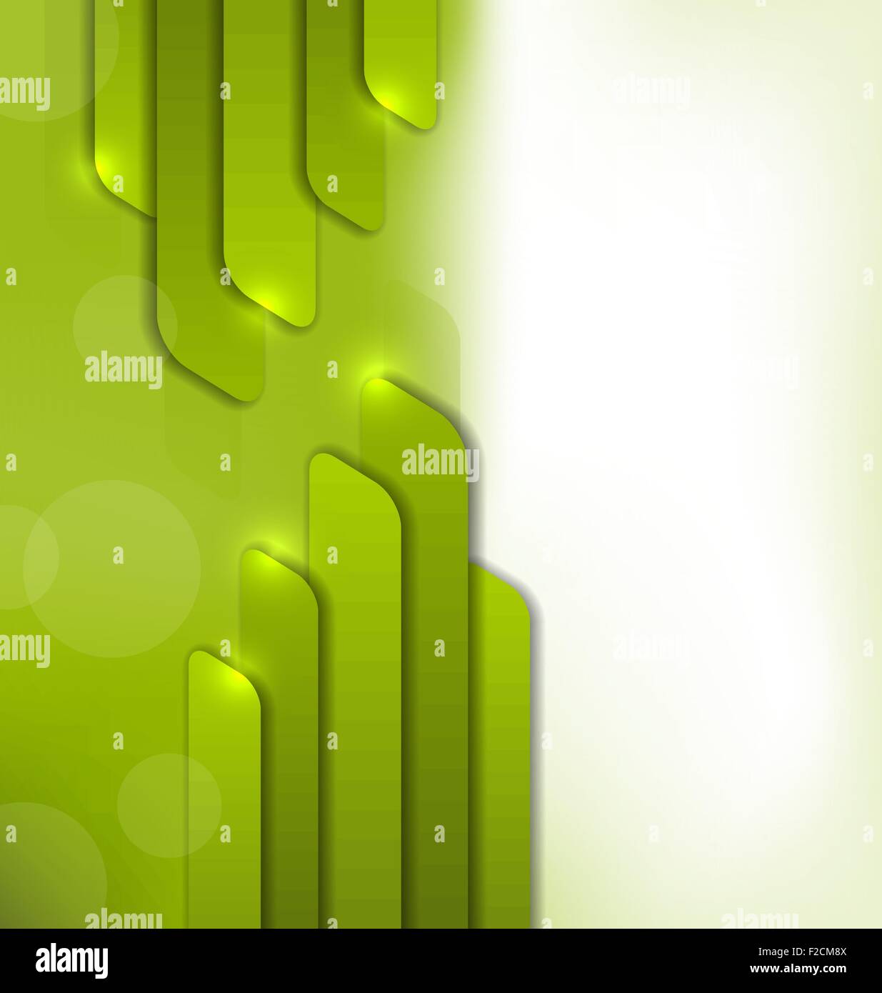 Abstract green background, trendy colorful card Stock Vector Image ...