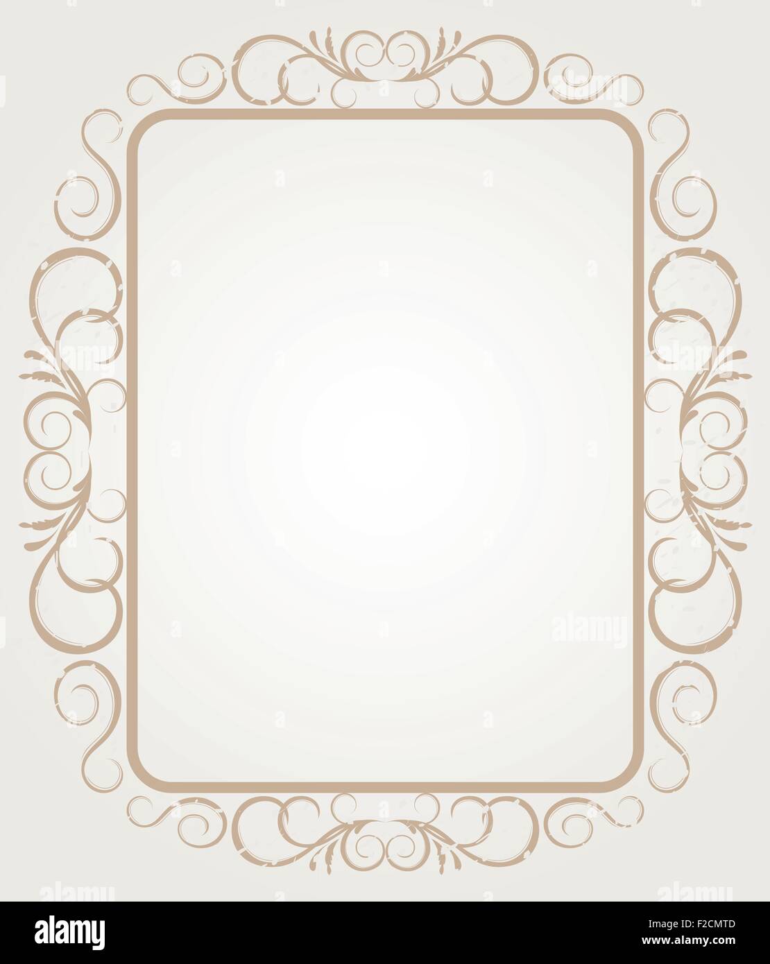Vintage Frame Border Design Stock Vector Image Art Alamy